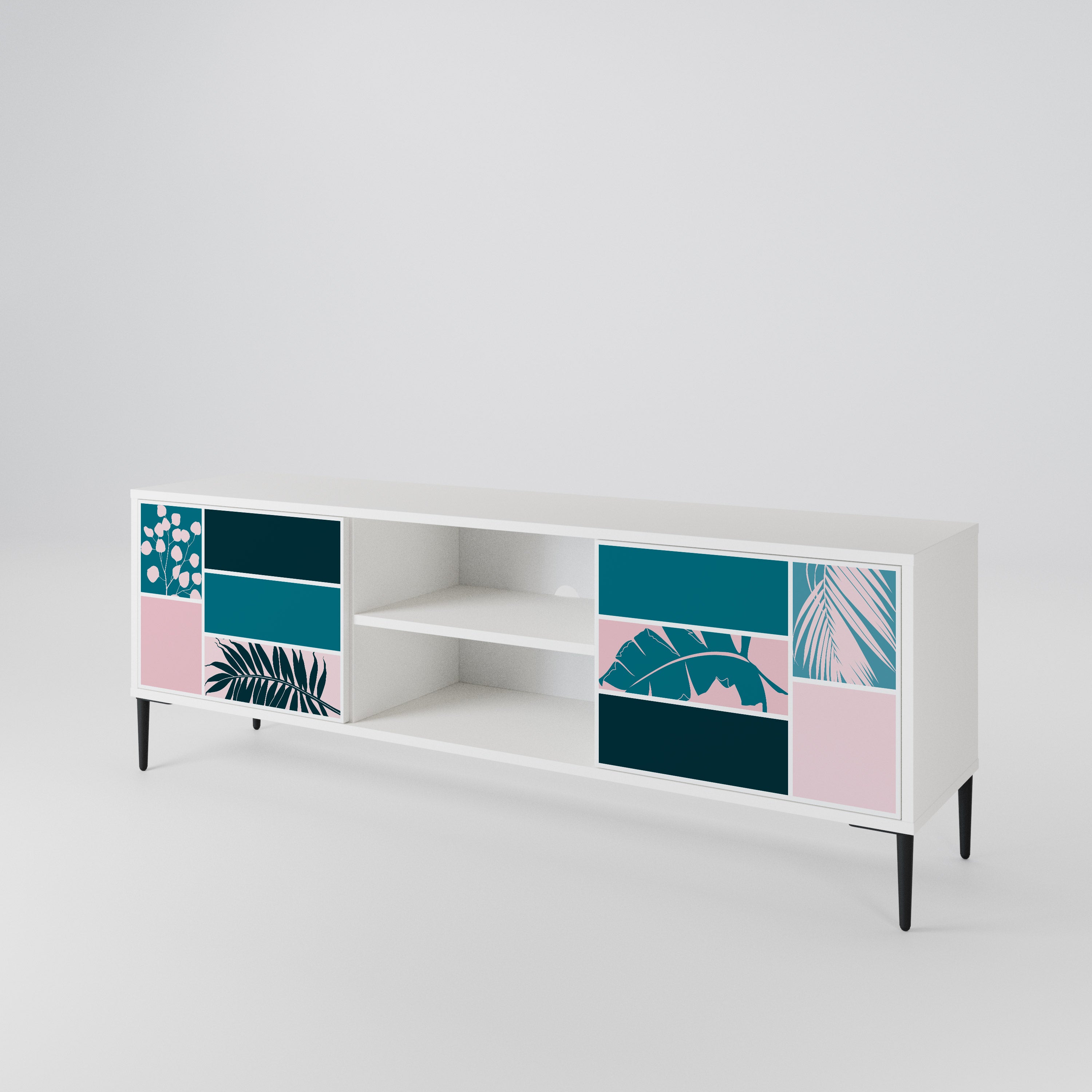 COMBINATION OF SHAPES 2-türiges TV-Lowboard