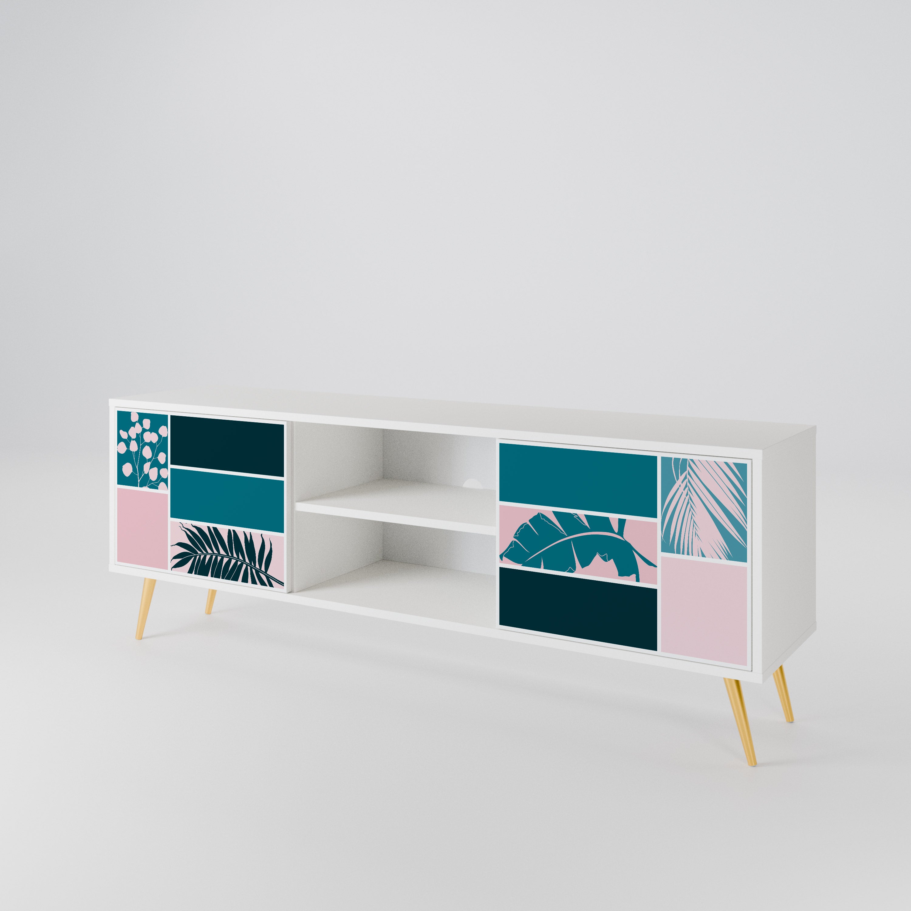COMBINATION OF SHAPES 2-türiges TV-Lowboard