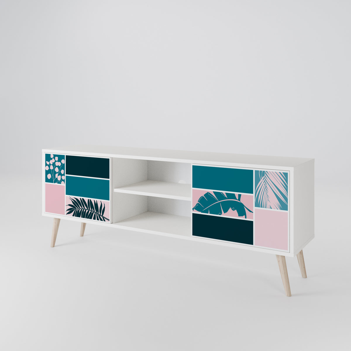 COMBINATION OF SHAPES 2-türiges TV-Lowboard