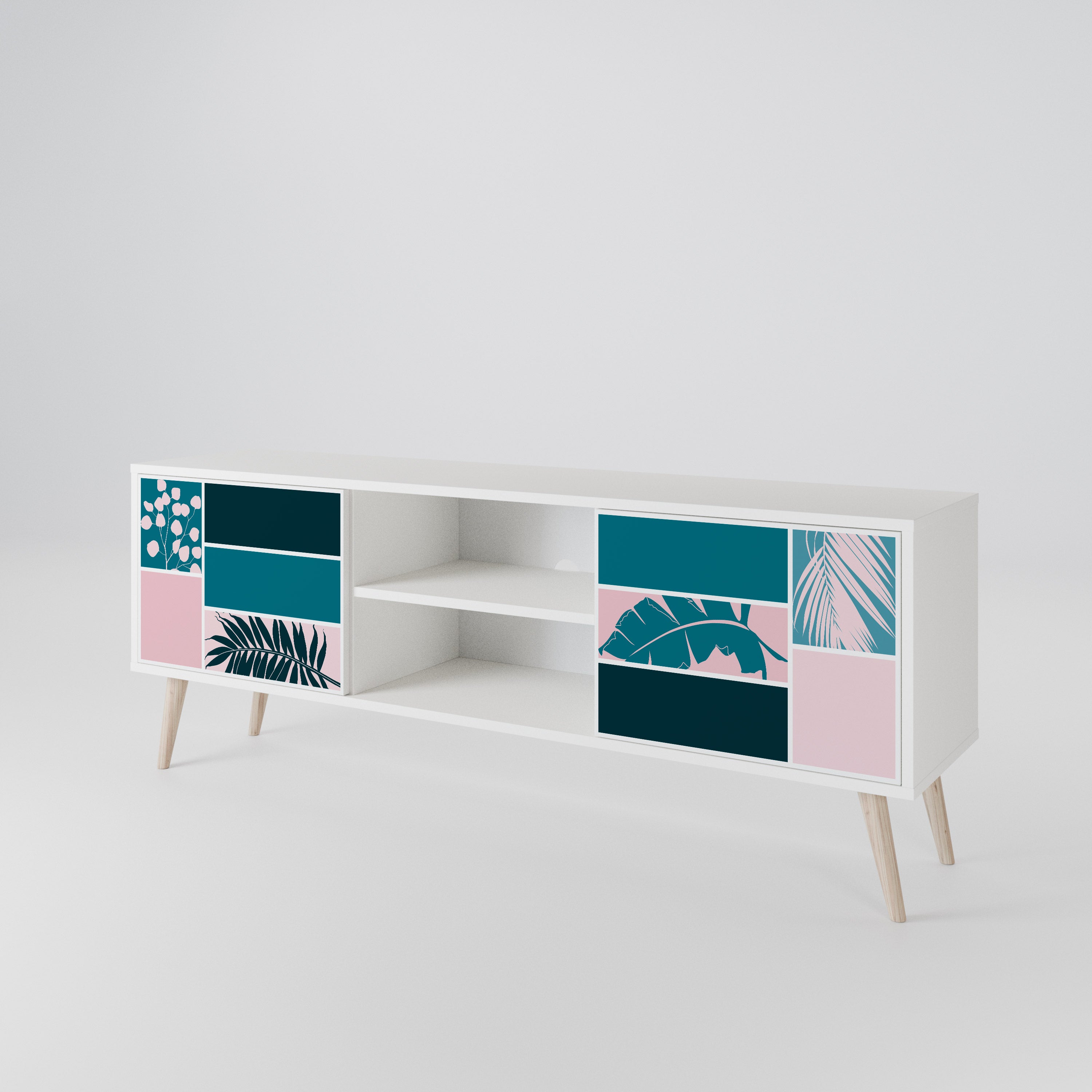COMBINATION OF SHAPES 2-türiges TV-Lowboard
