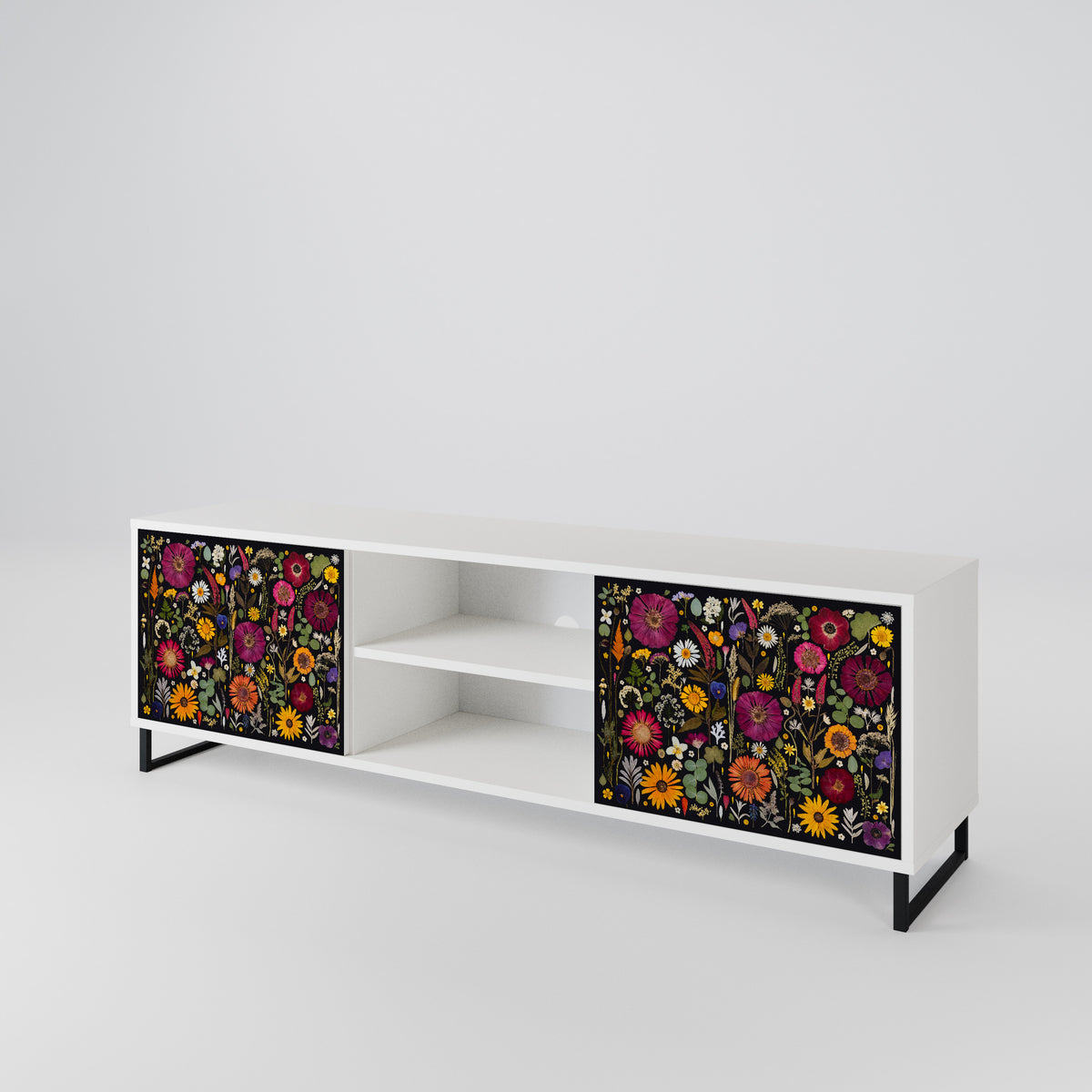 MIDNIGHT GARDEN 2-Door TV Cabinet
