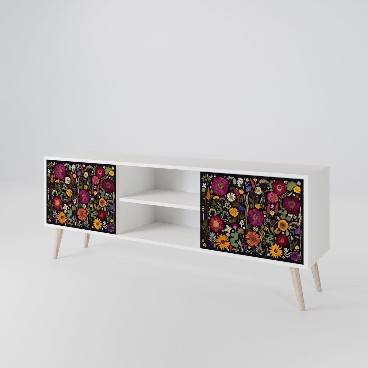 MIDNIGHT GARDEN 2-Door TV Cabinet