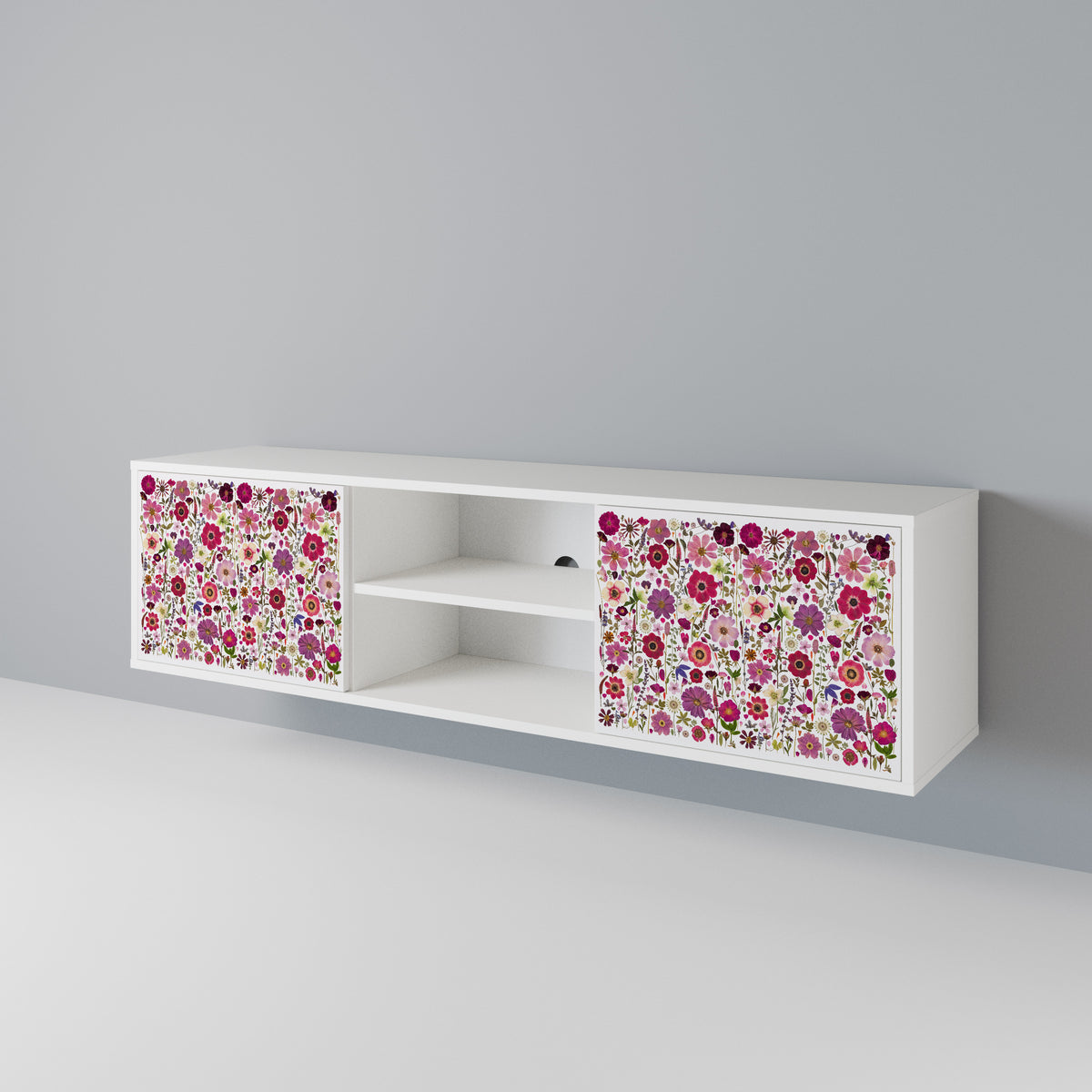 PETAL GARDEN 2-türiger TV-Schrank