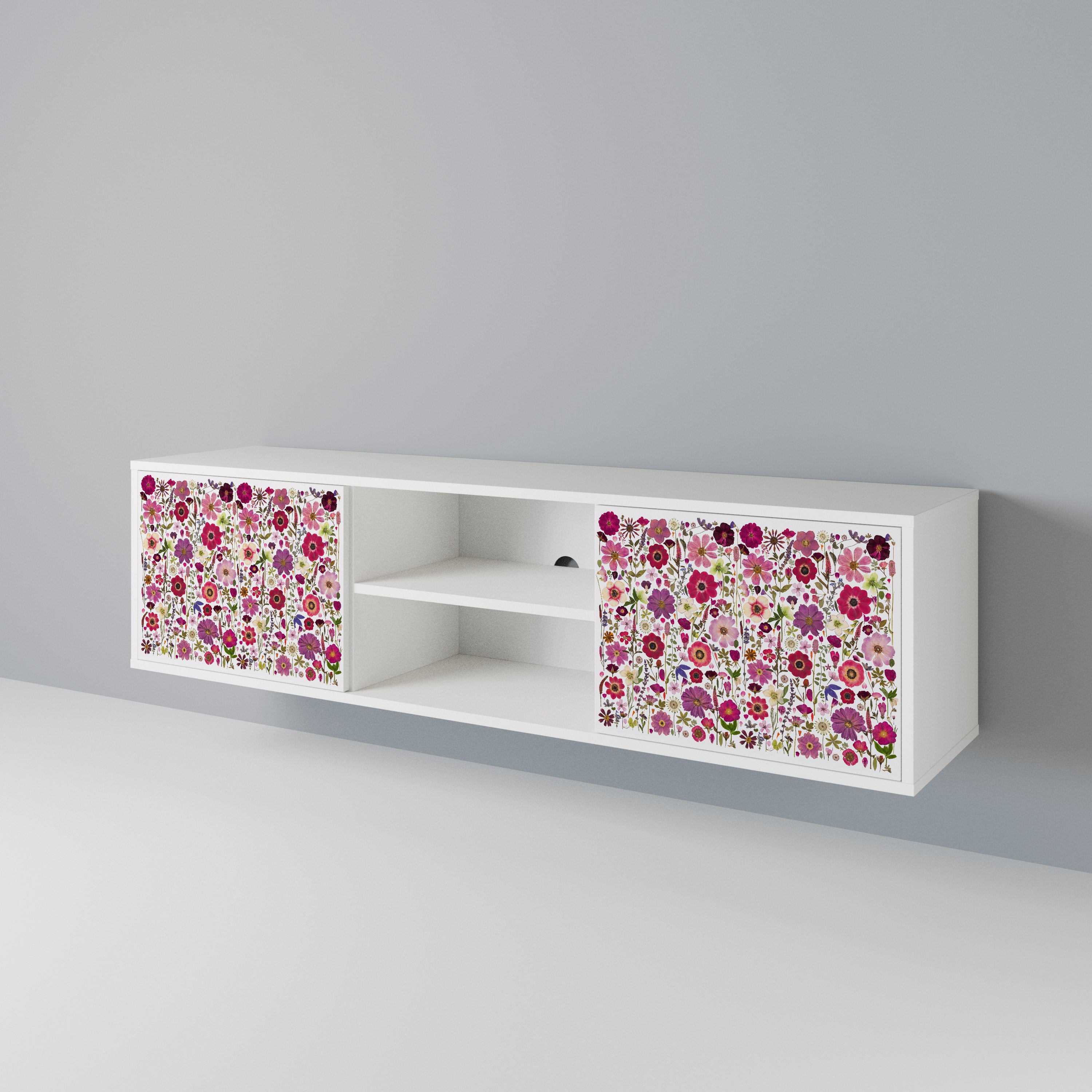 PETAL GARDEN 2-türiger TV-Schrank