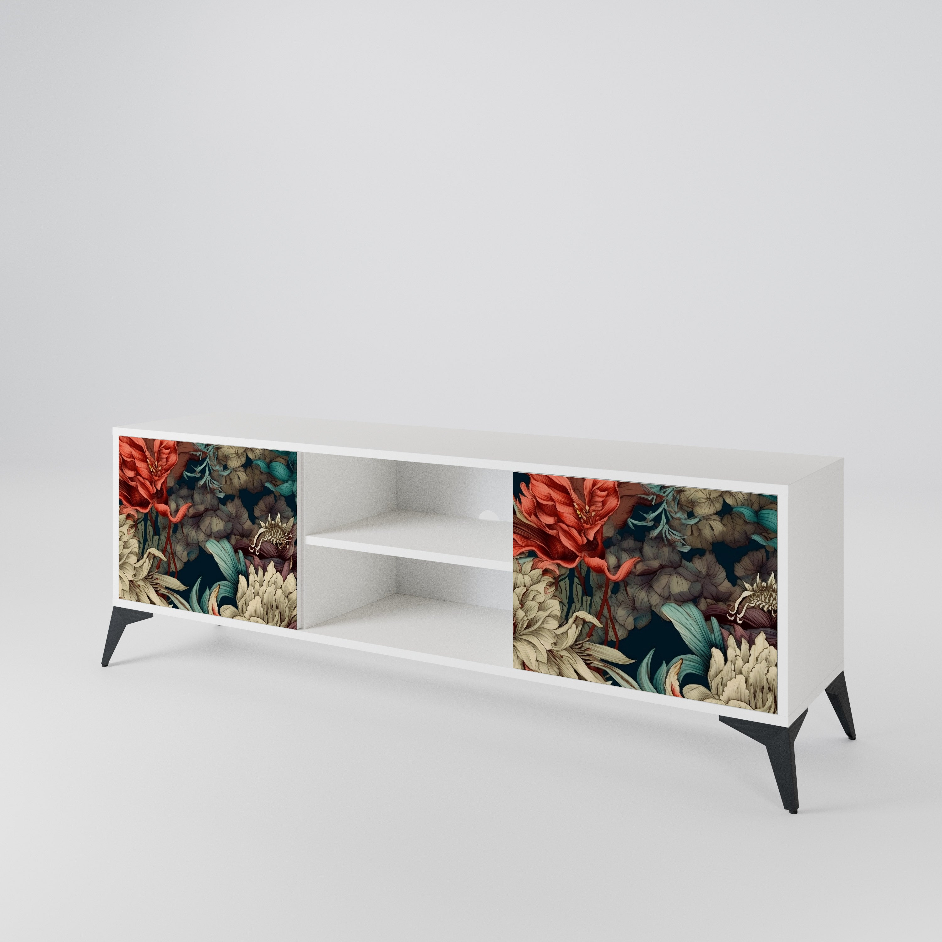 SPROUTING GRACE 2-Door TV Cabinet