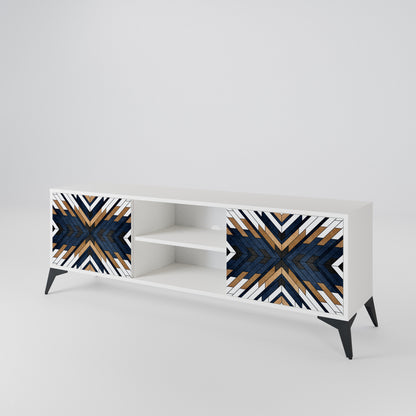 ARTFUL GEOMETRY 2-Door TV Cabinet