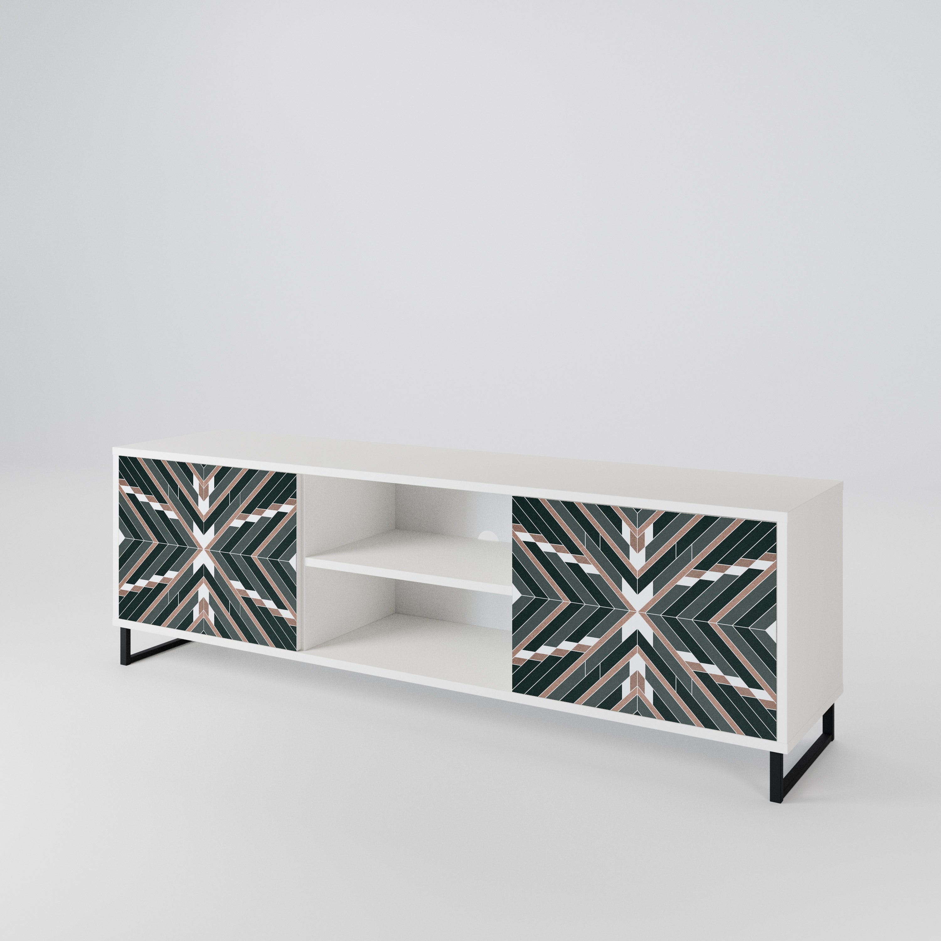 DIMENSION DELIGHTS 2-Door TV Cabinet