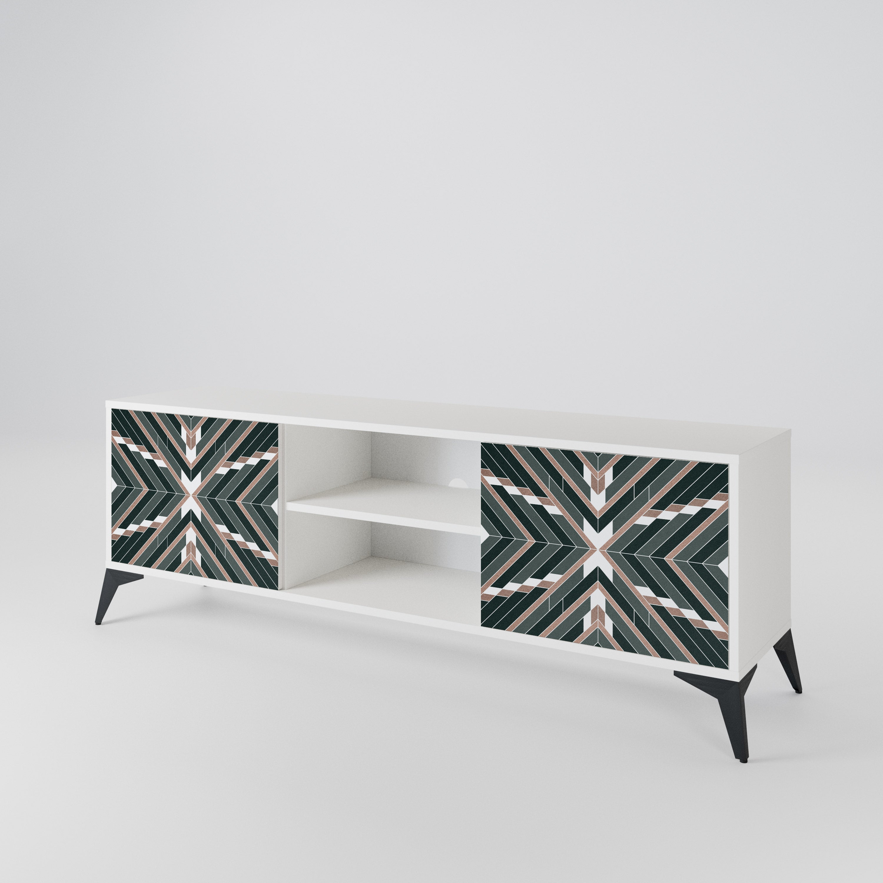 DIMENSION DELIGHTS 2-Door TV Cabinet