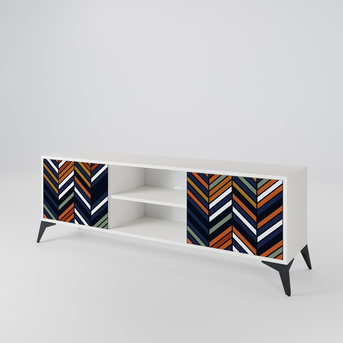 VIBRANT PATCHWORK 2-türiges TV-Lowboard