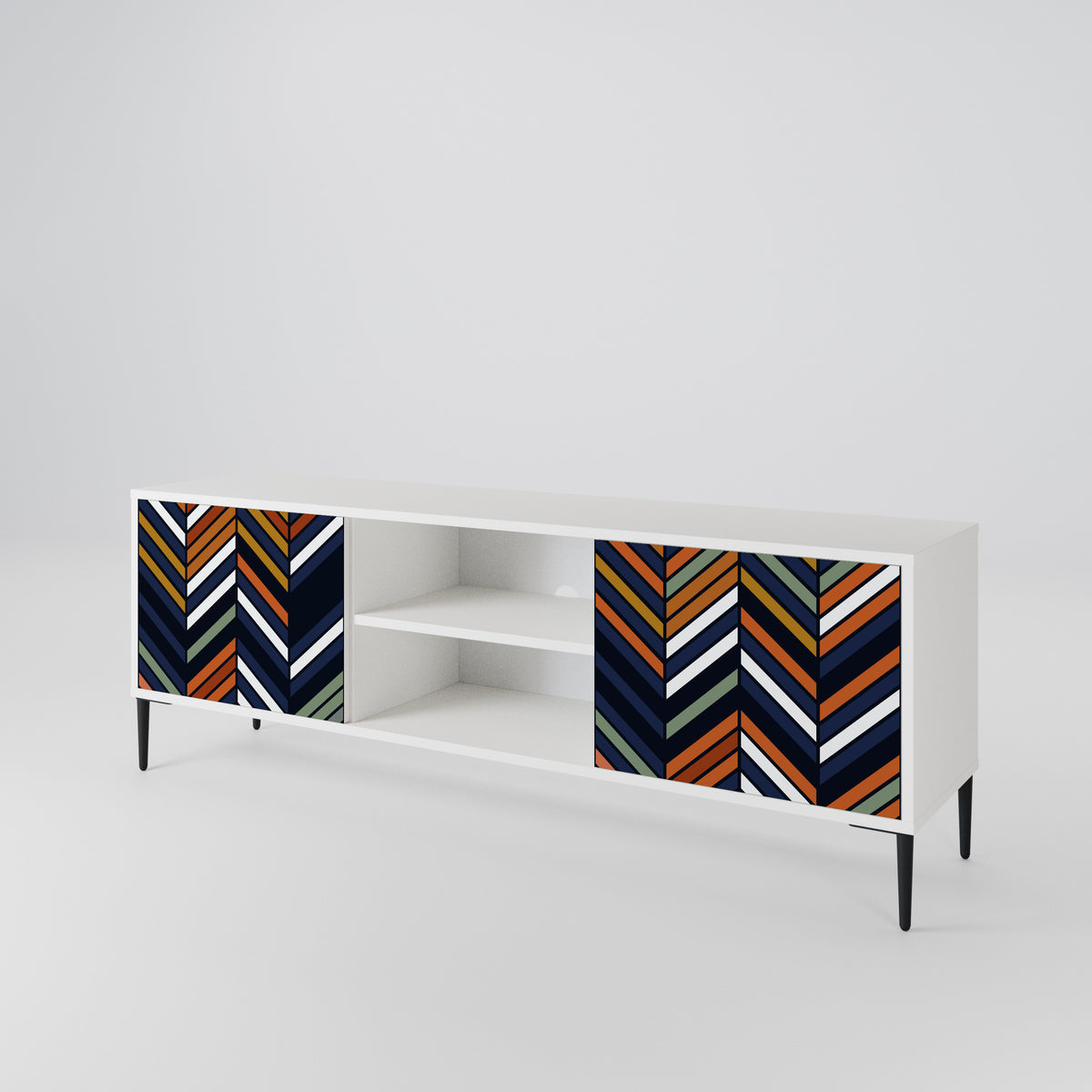 VIBRANT PATCHWORK 2-türiges TV-Lowboard