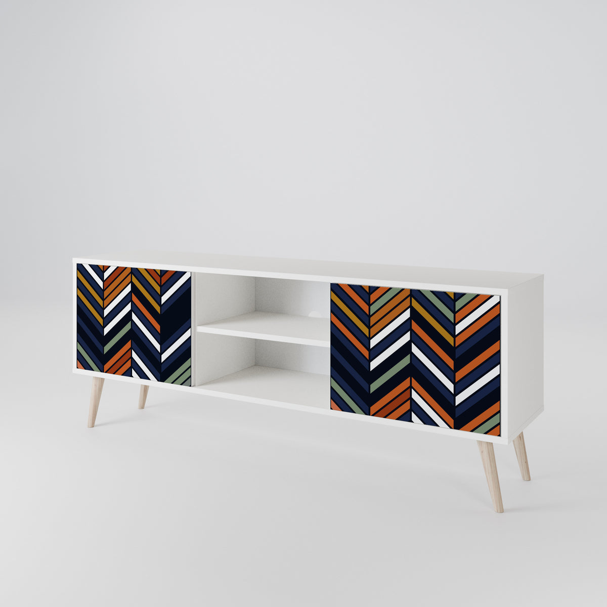 VIBRANT PATCHWORK 2-türiges TV-Lowboard