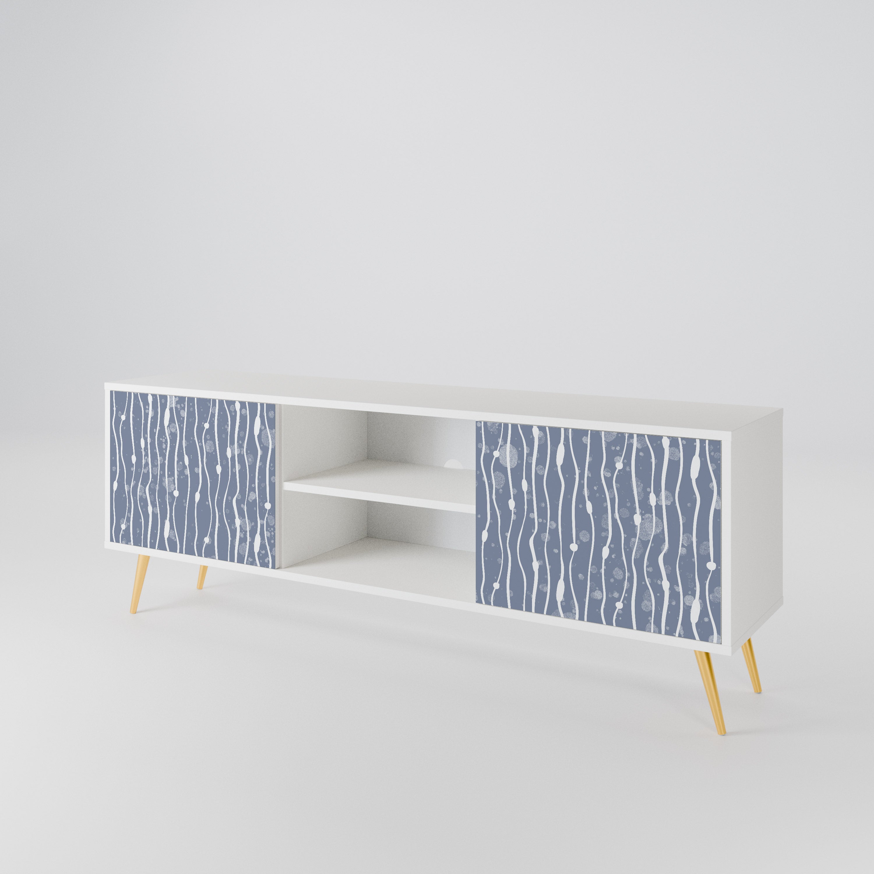 GRAPHITE RAIN 2-türiges TV-Lowboard