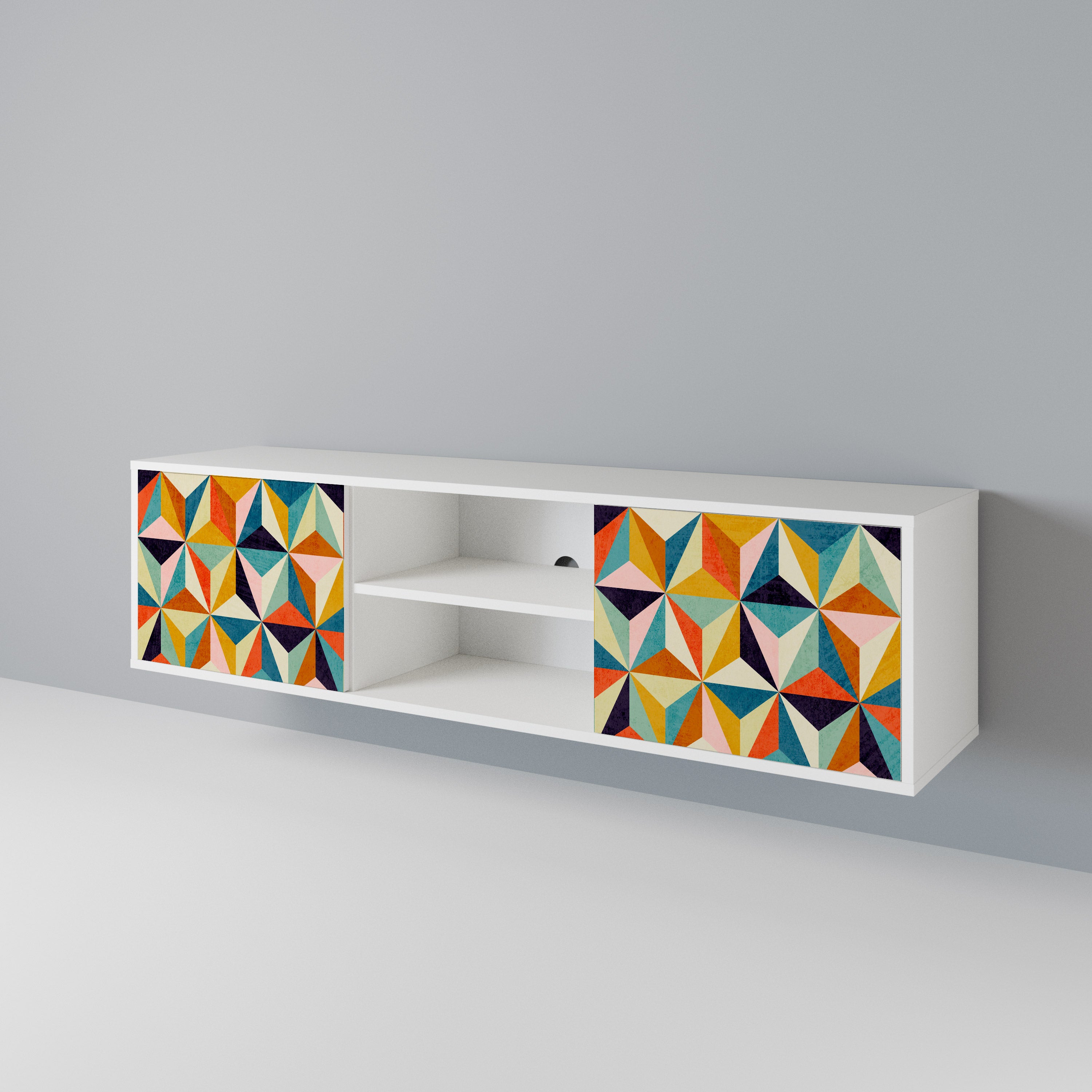 TESSELATE TREASURES 2-türiges TV-Lowboard