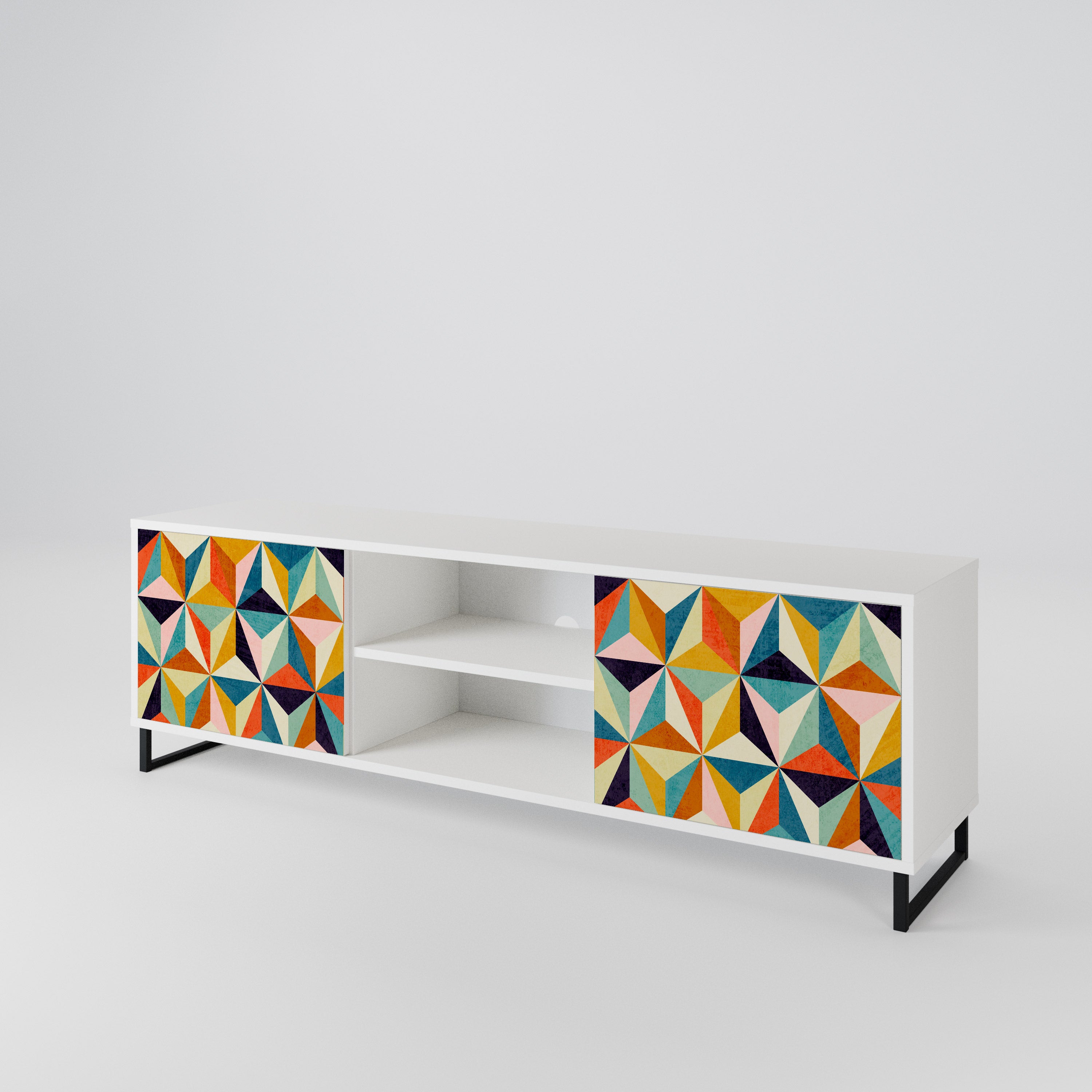 TESSELATE TREASURES 2-türiges TV-Lowboard
