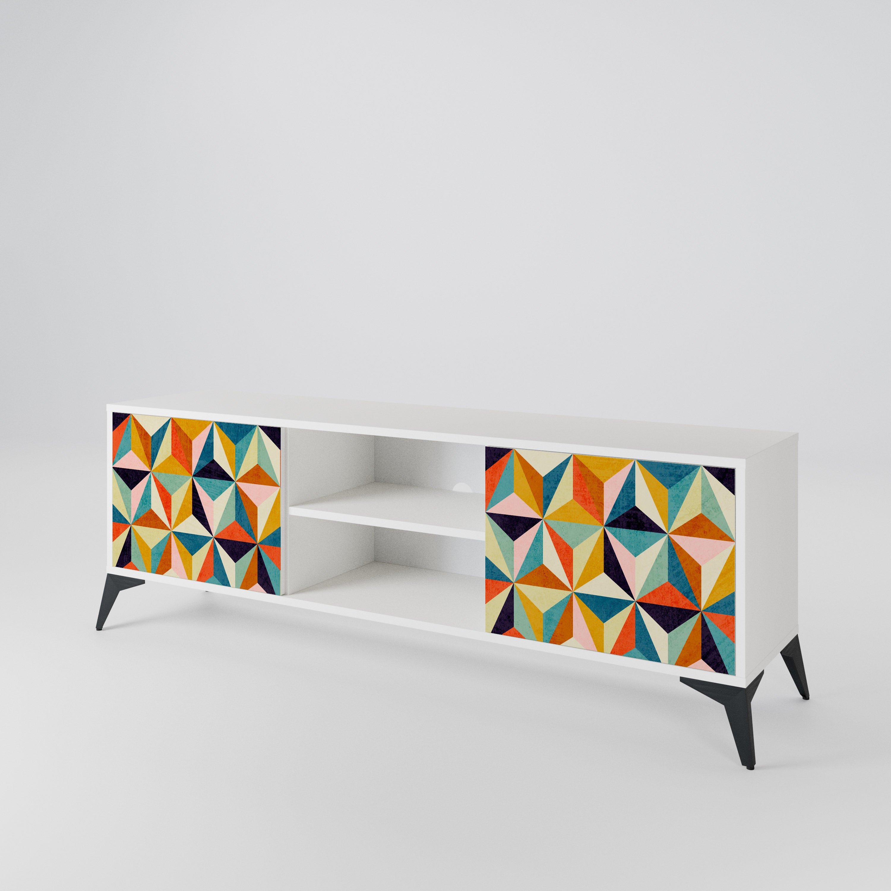 TESSELATE TREASURES 2-türiges TV-Lowboard
