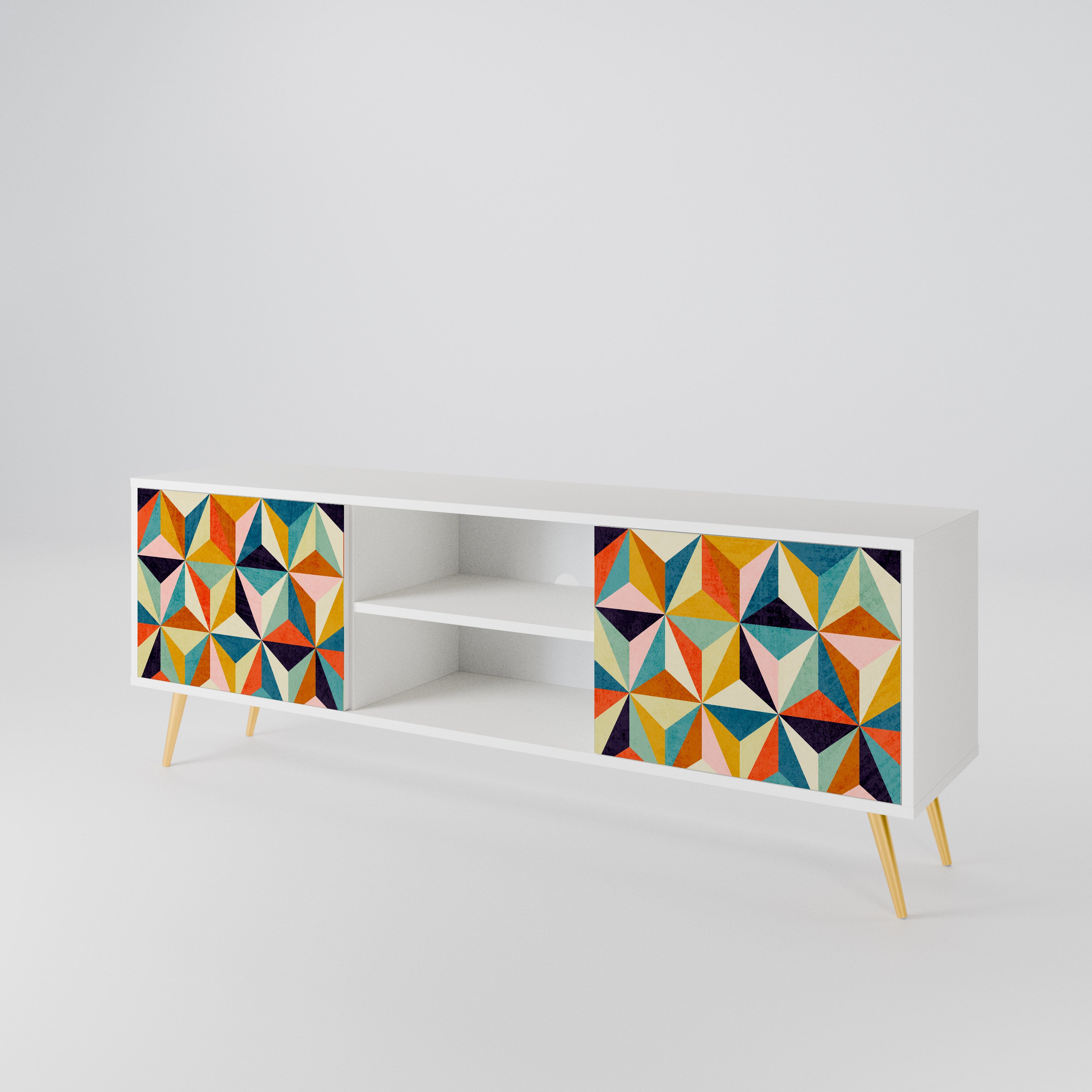TESSELATE TREASURES 2-türiges TV-Lowboard