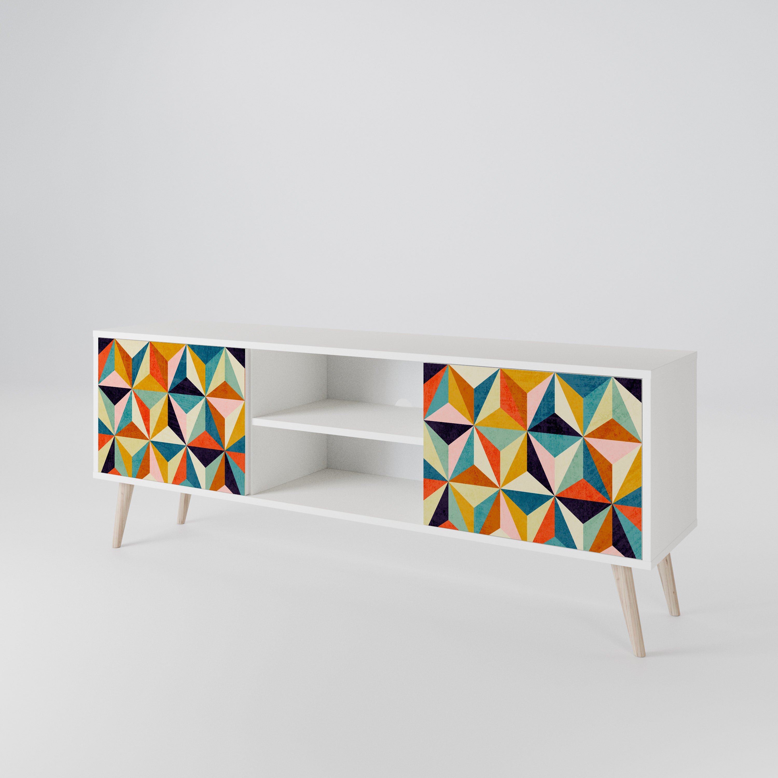 TESSELATE TREASURES 2-türiges TV-Lowboard