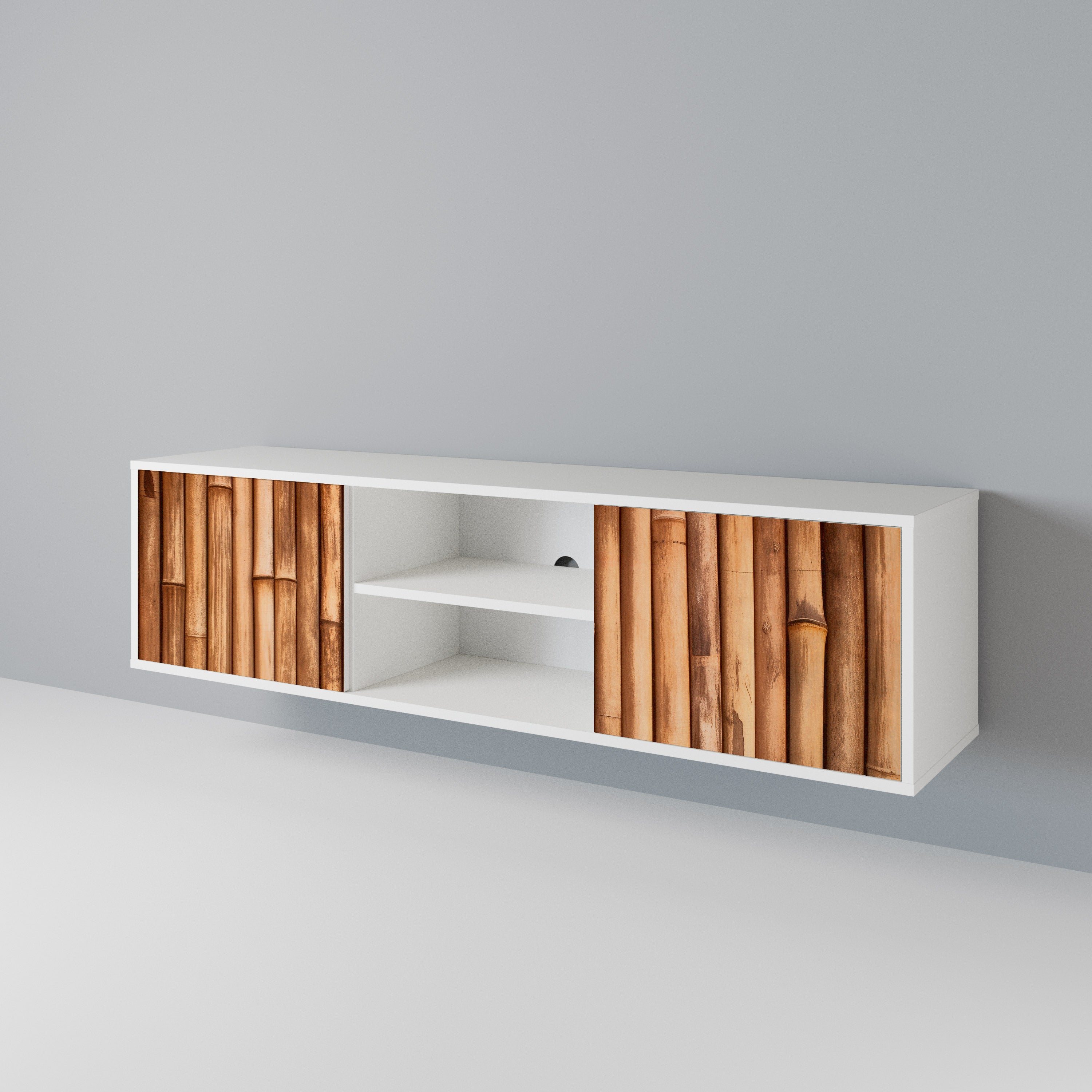 NATURAL WOOD 2-türiges TV-Lowboard