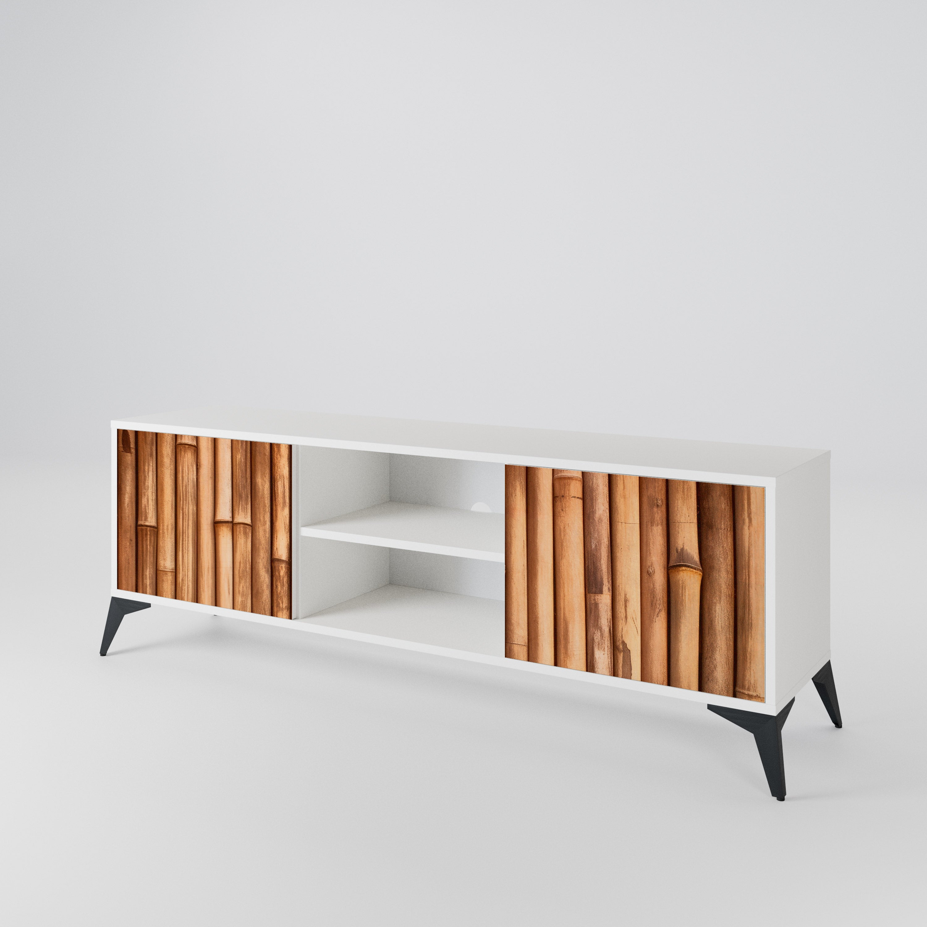 NATURAL WOOD 2-türiges TV-Lowboard