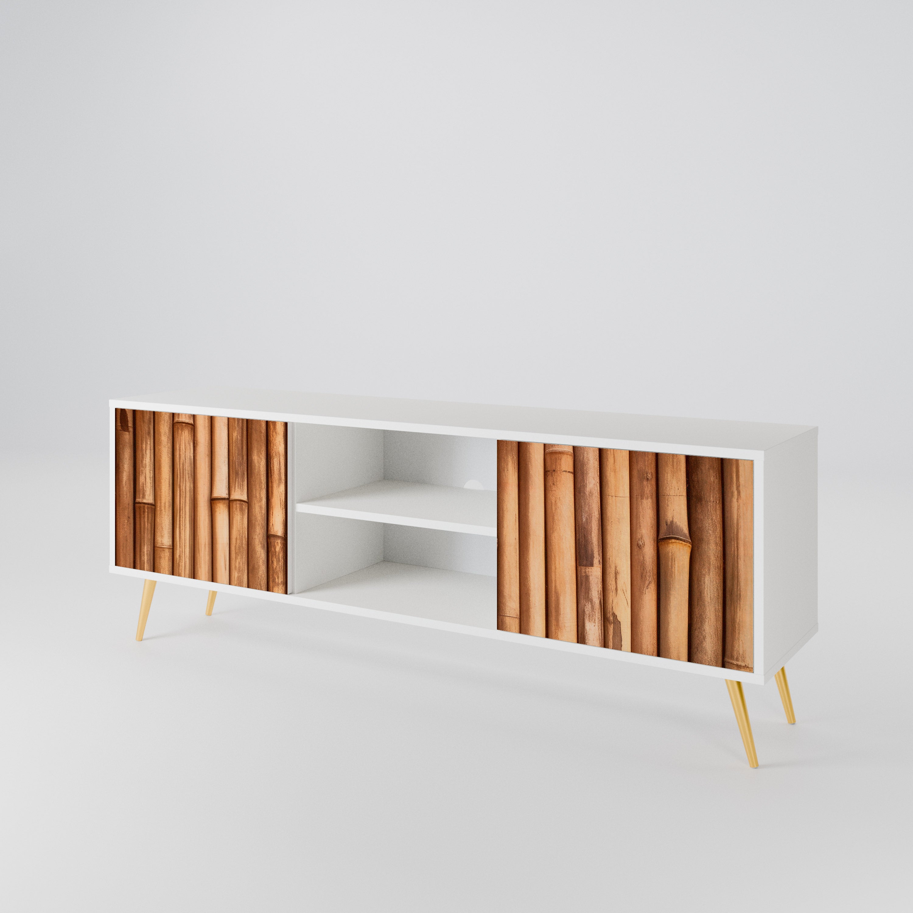 NATURAL WOOD 2-türiges TV-Lowboard