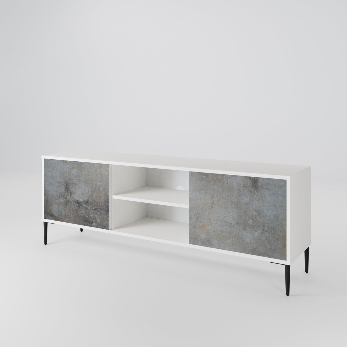 CONCRETE WALL 2-Door TV Cabinet