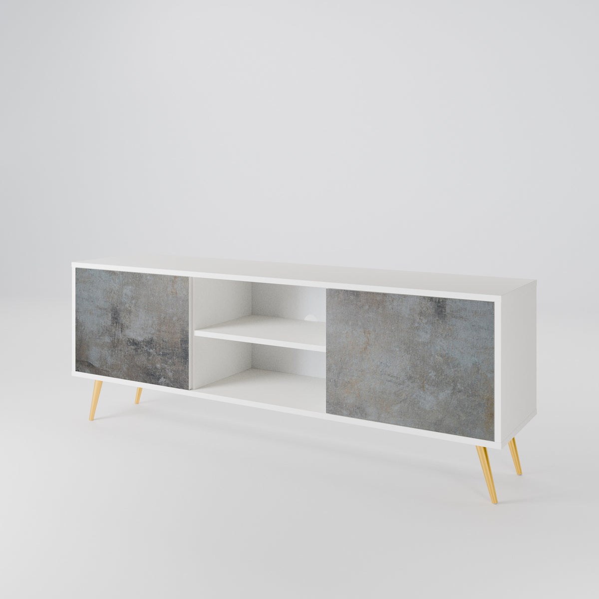 CONCRETE WALL 2-Door TV Cabinet