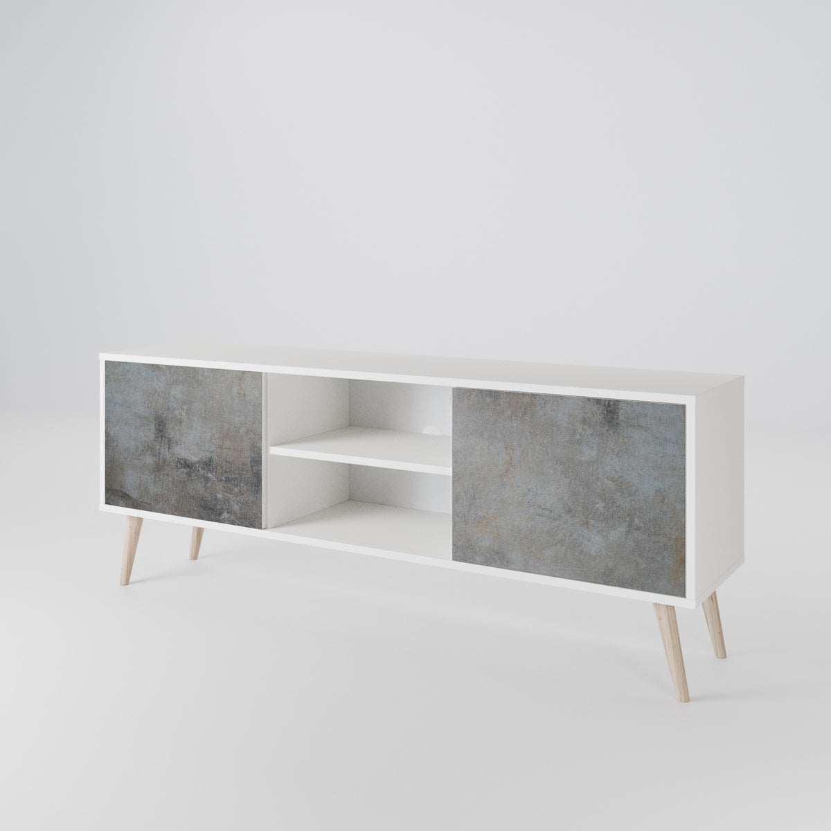 CONCRETE WALL 2-Door TV Cabinet