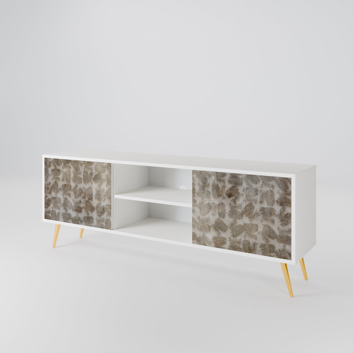SLIGHTLY BLURRED 2-Door TV Cabinet
