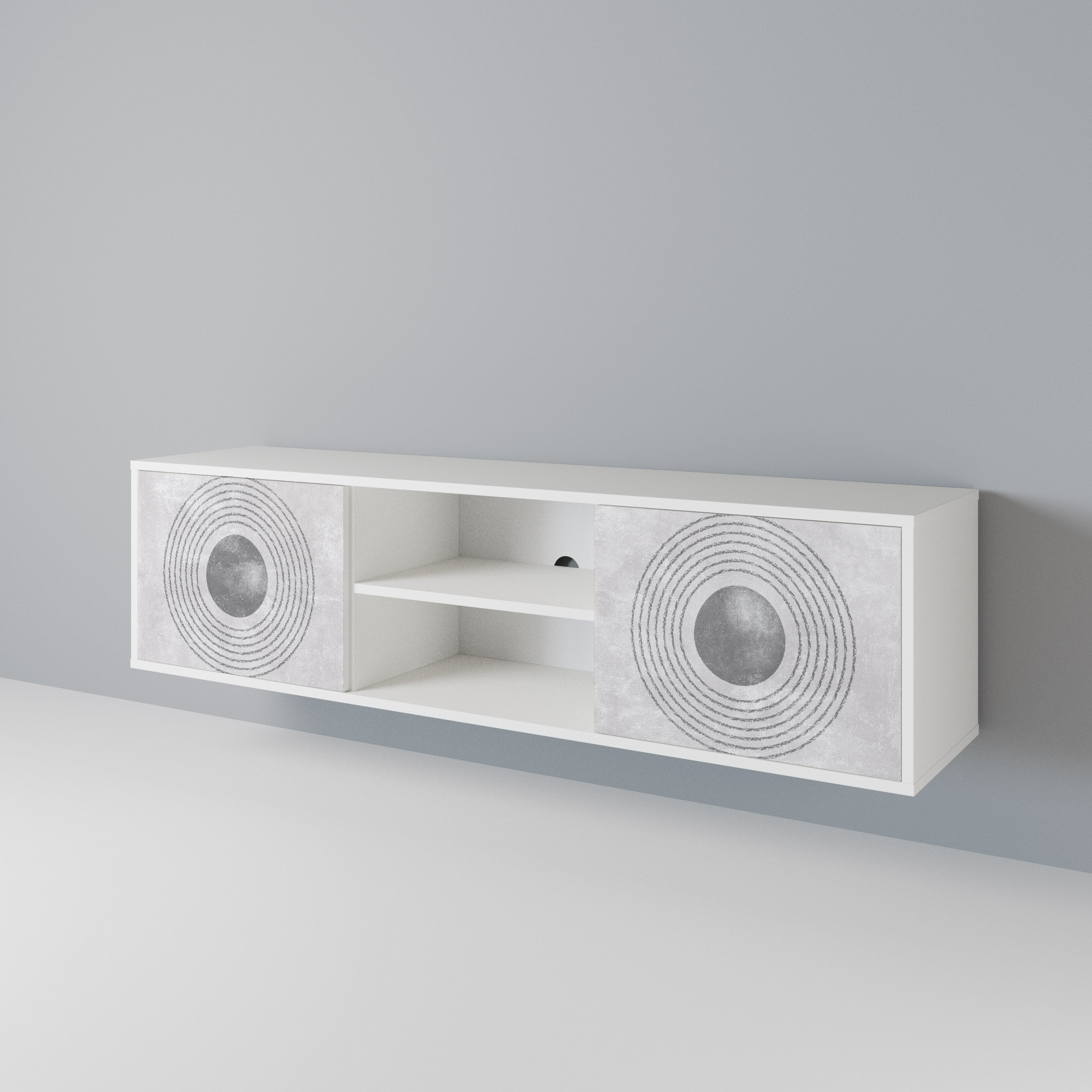 SOLID CIRCLES 2-türiges TV-Lowboard