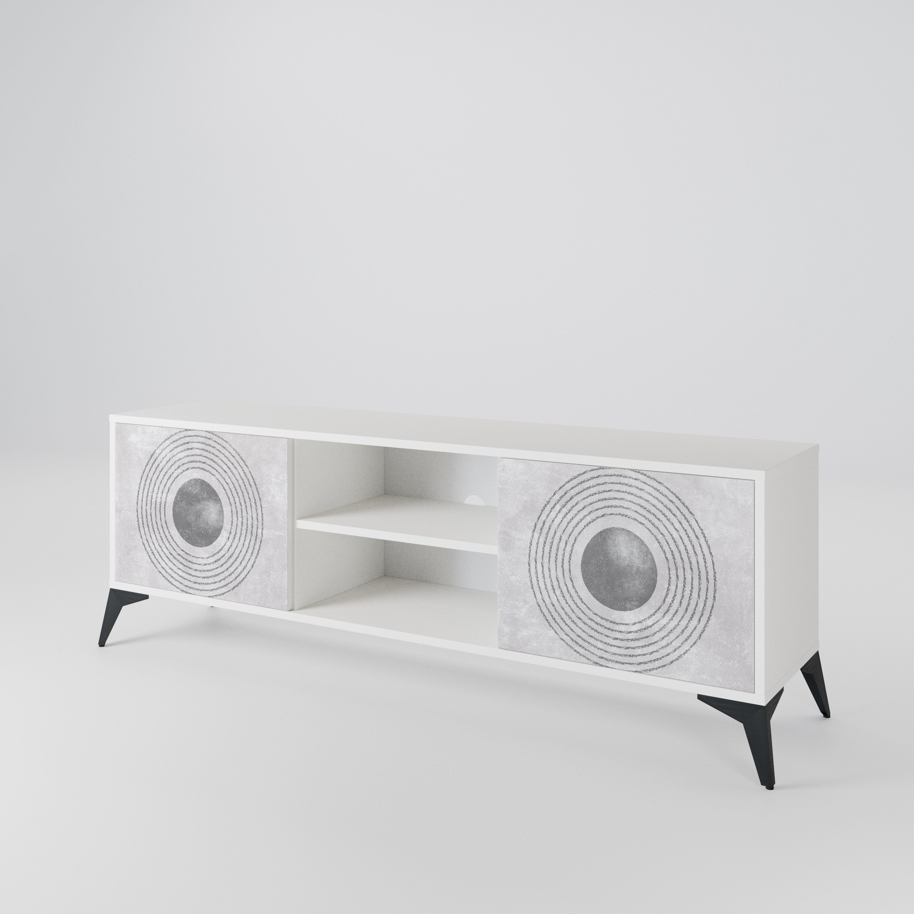 SOLID CIRCLES 2-türiges TV-Lowboard