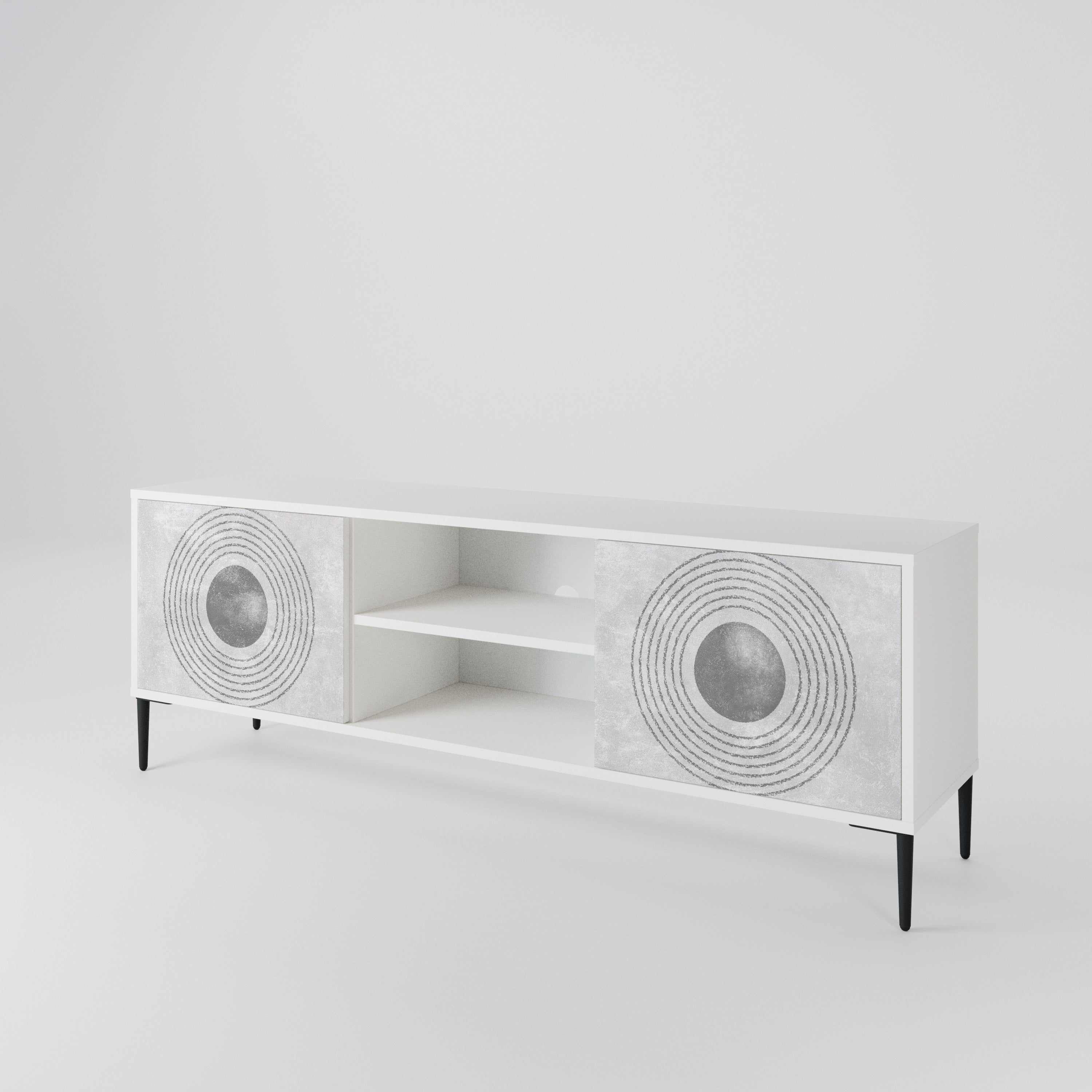 SOLID CIRCLES 2-türiges TV-Lowboard