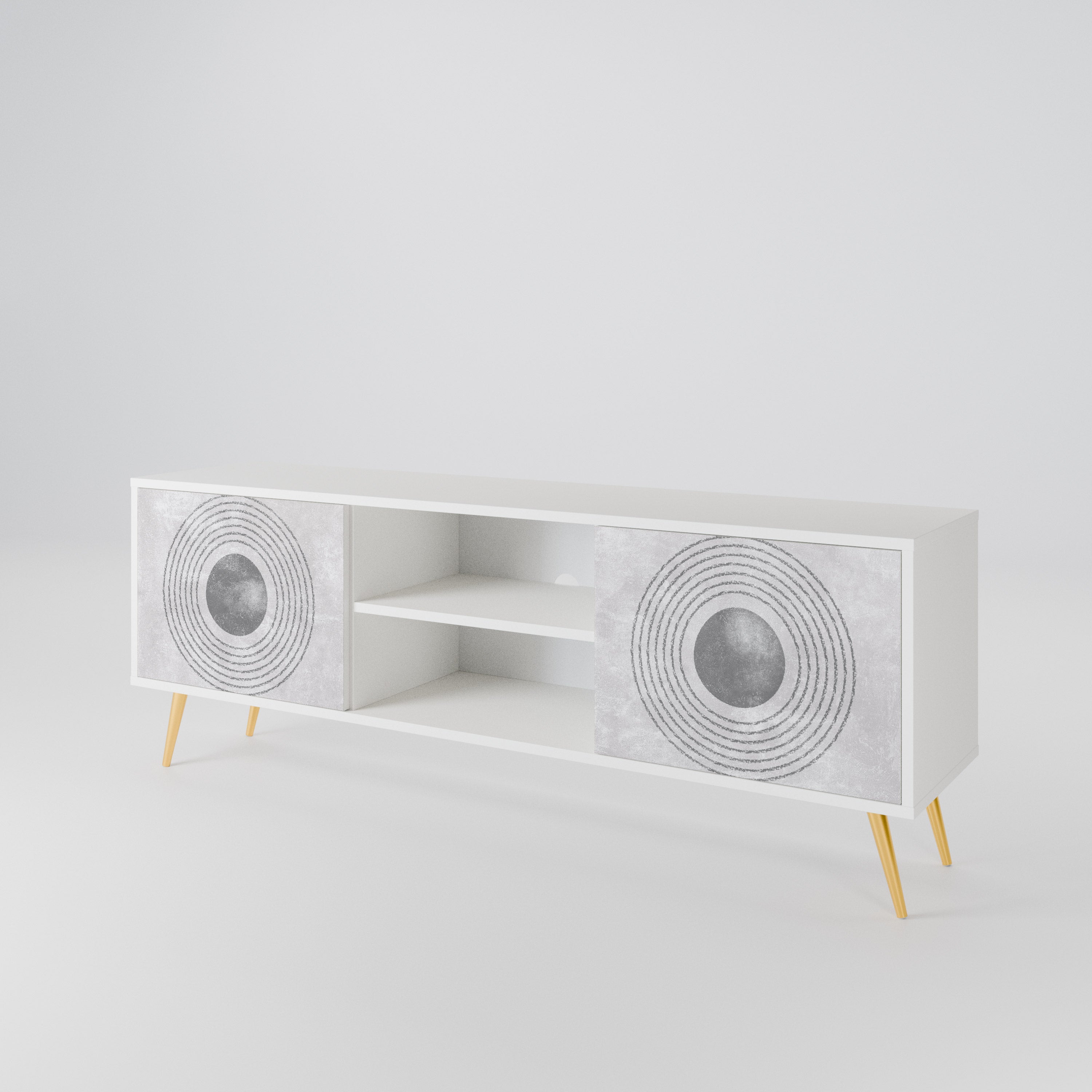 SOLID CIRCLES 2-türiges TV-Lowboard