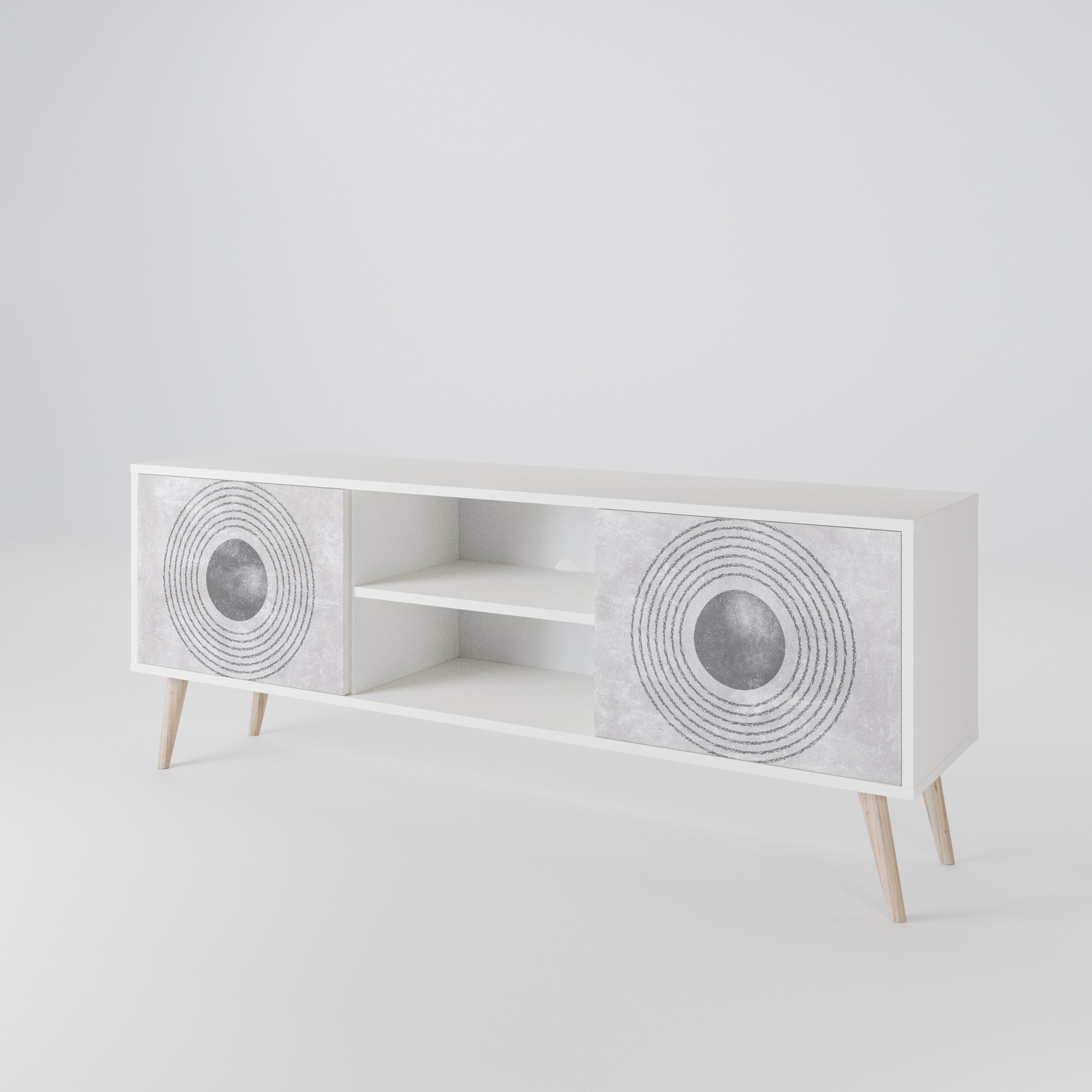 SOLID CIRCLES 2-türiges TV-Lowboard