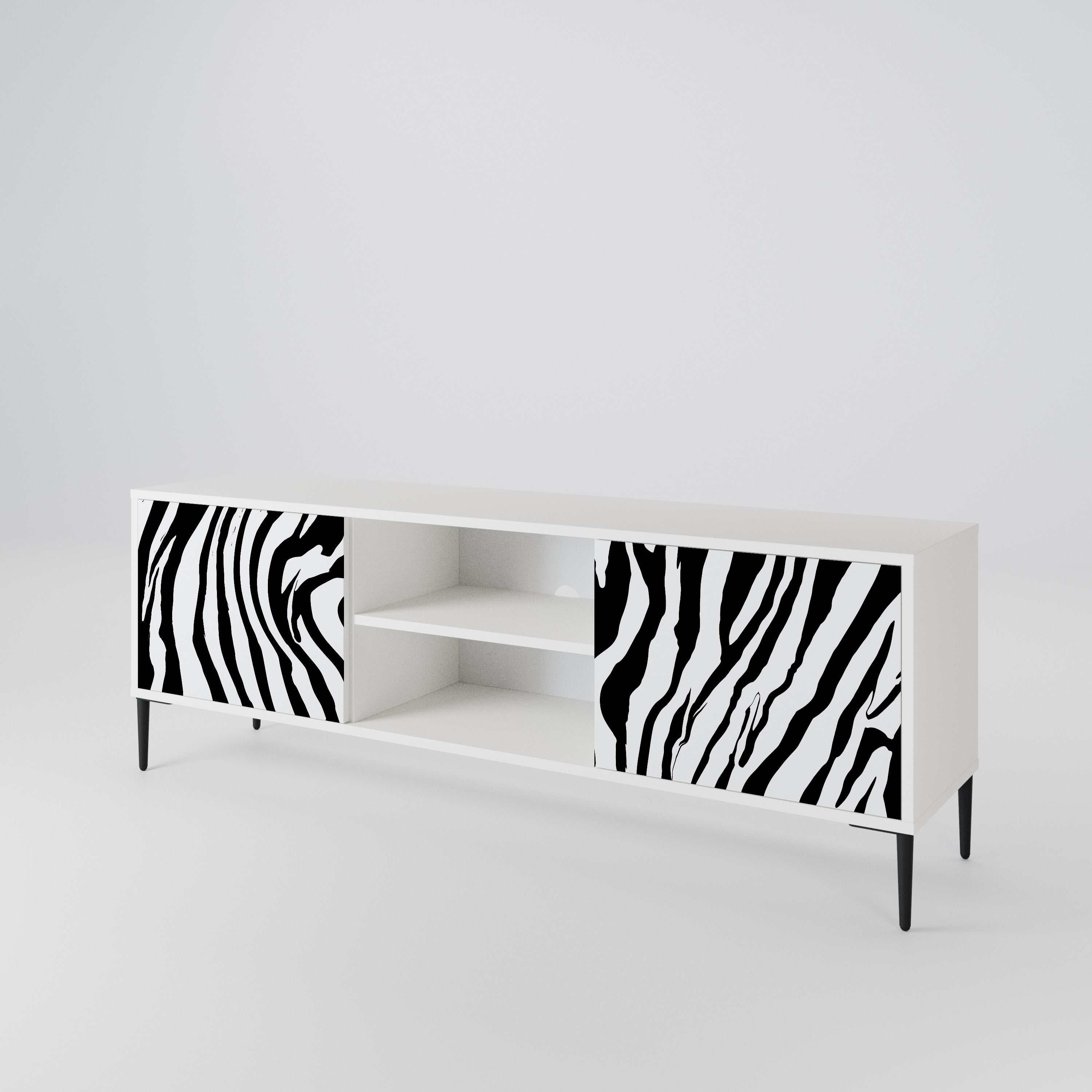 SPLENDID ZEBRA 2-türiges TV-Lowboard