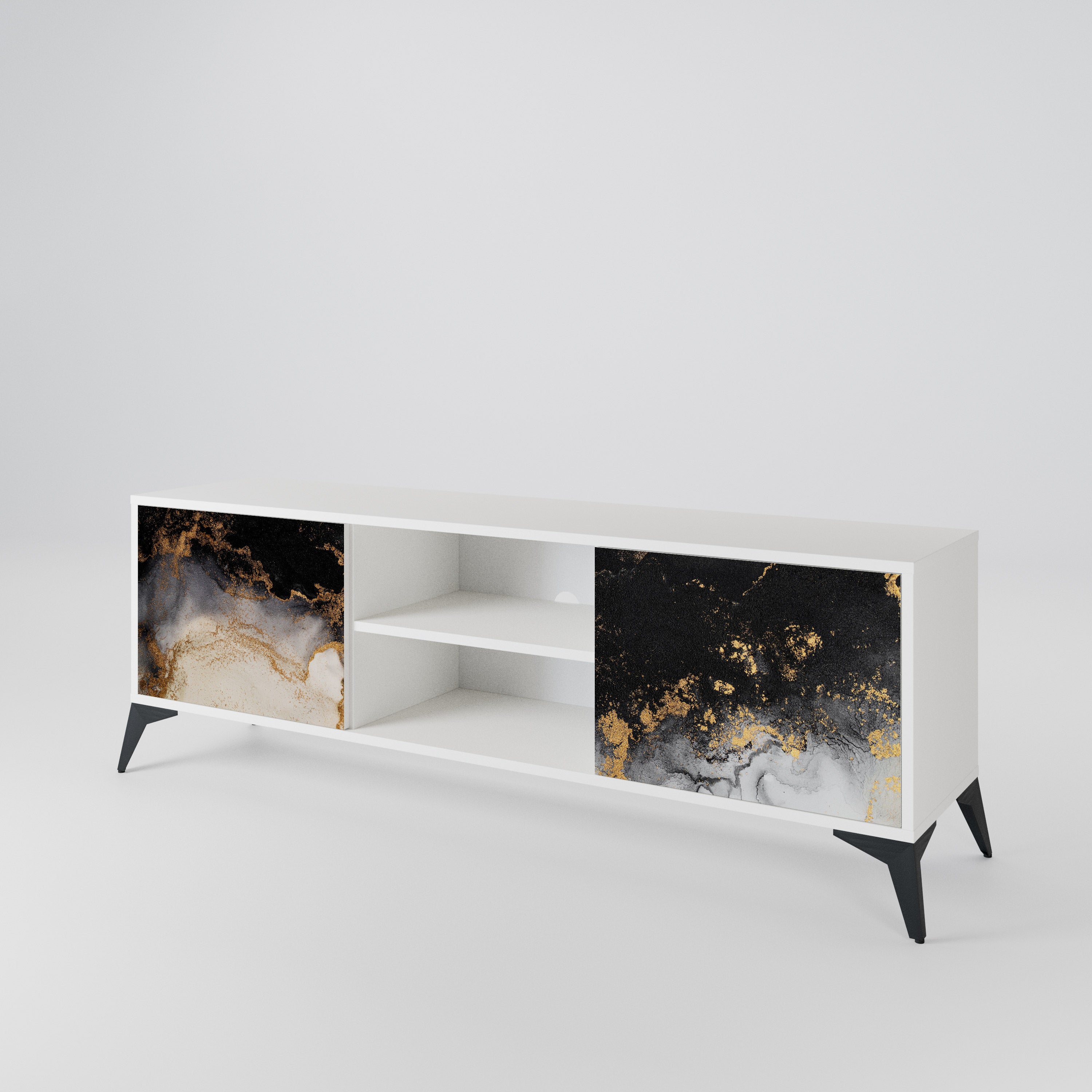 MARBLE OF TOMMORROW 2-türiges TV-Lowboard