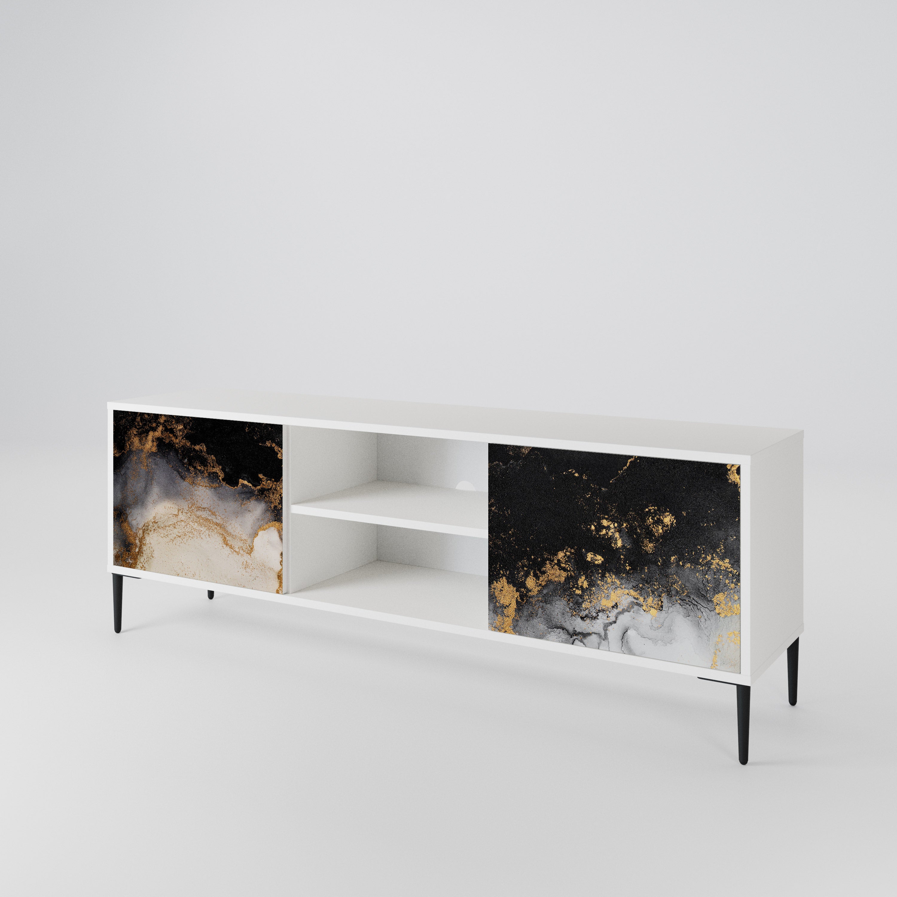 MARBLE OF TOMMORROW 2-türiges TV-Lowboard