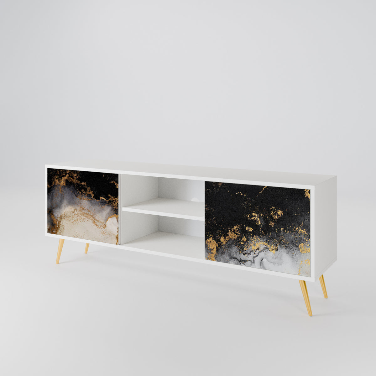 MARBLE OF TOMMORROW 2-türiges TV-Lowboard