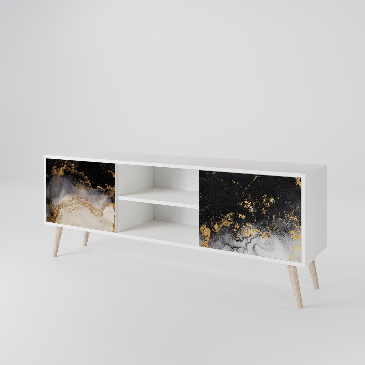 MARBLE OF TOMMORROW 2-türiges TV-Lowboard
