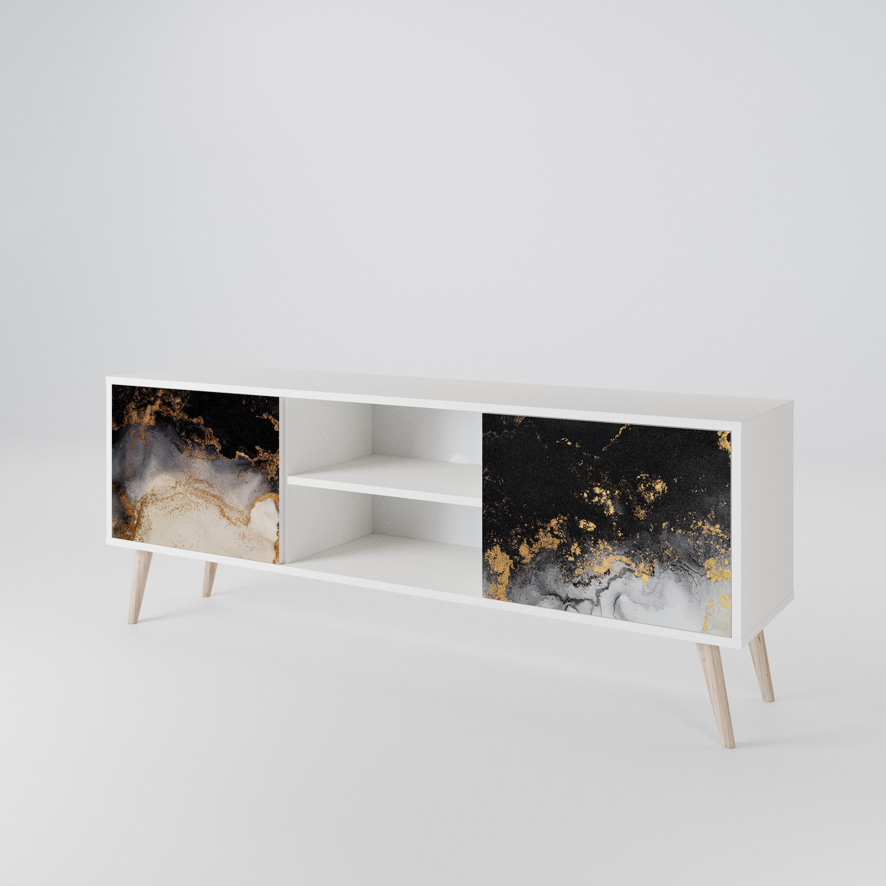 MARBLE OF TOMMORROW 2-türiges TV-Lowboard