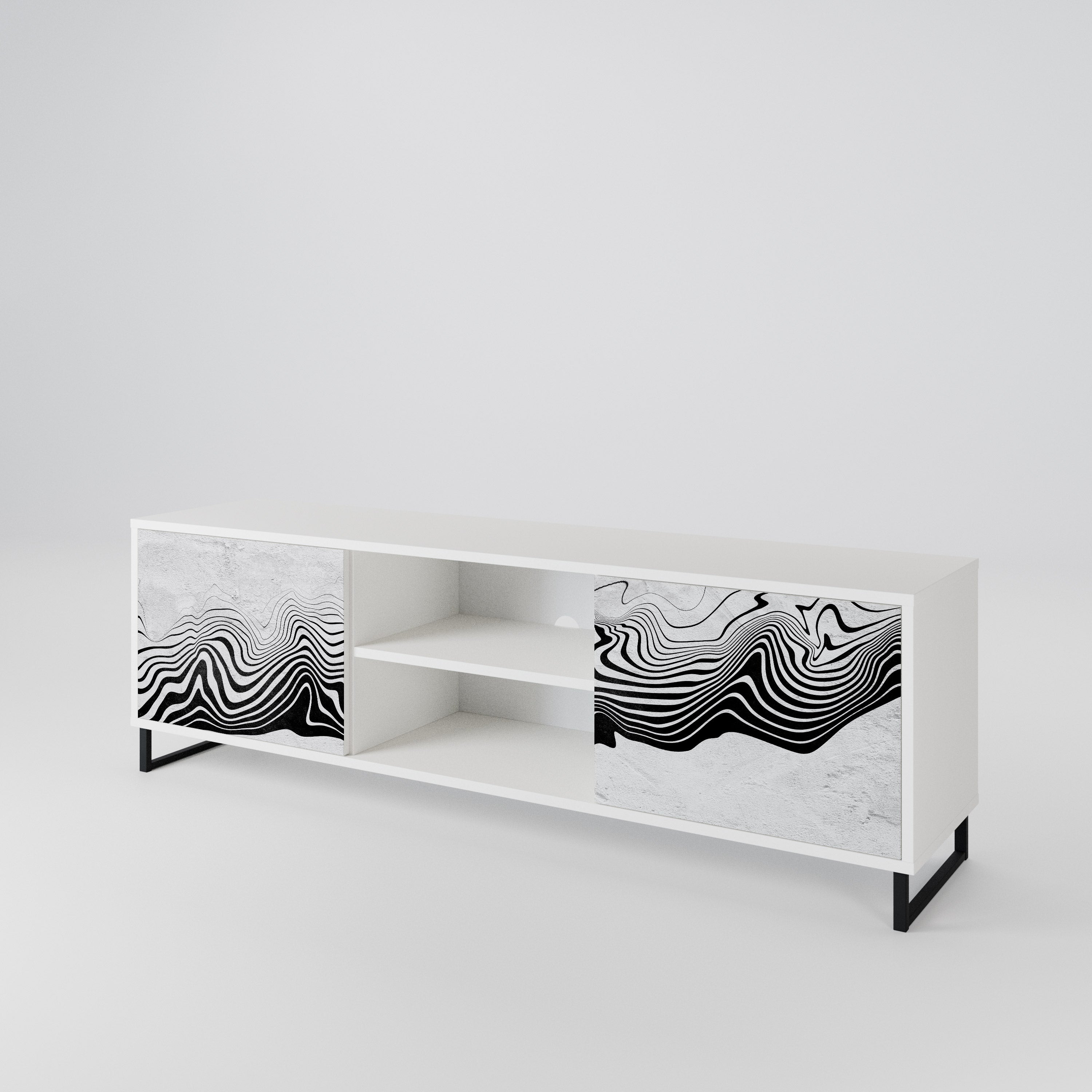MONOCHROME MIRAGE 2-türiges TV-Lowboard