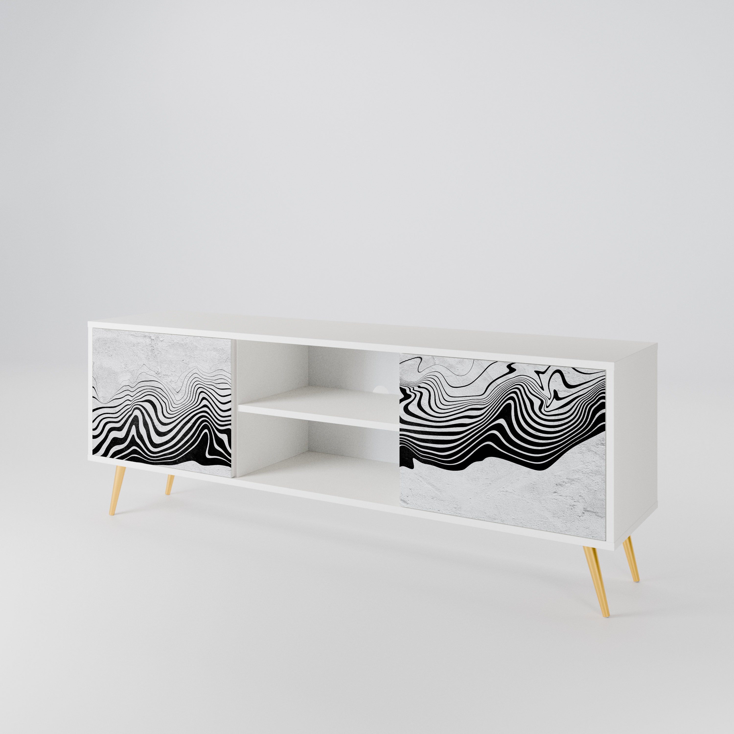 MONOCHROME MIRAGE 2-türiges TV-Lowboard
