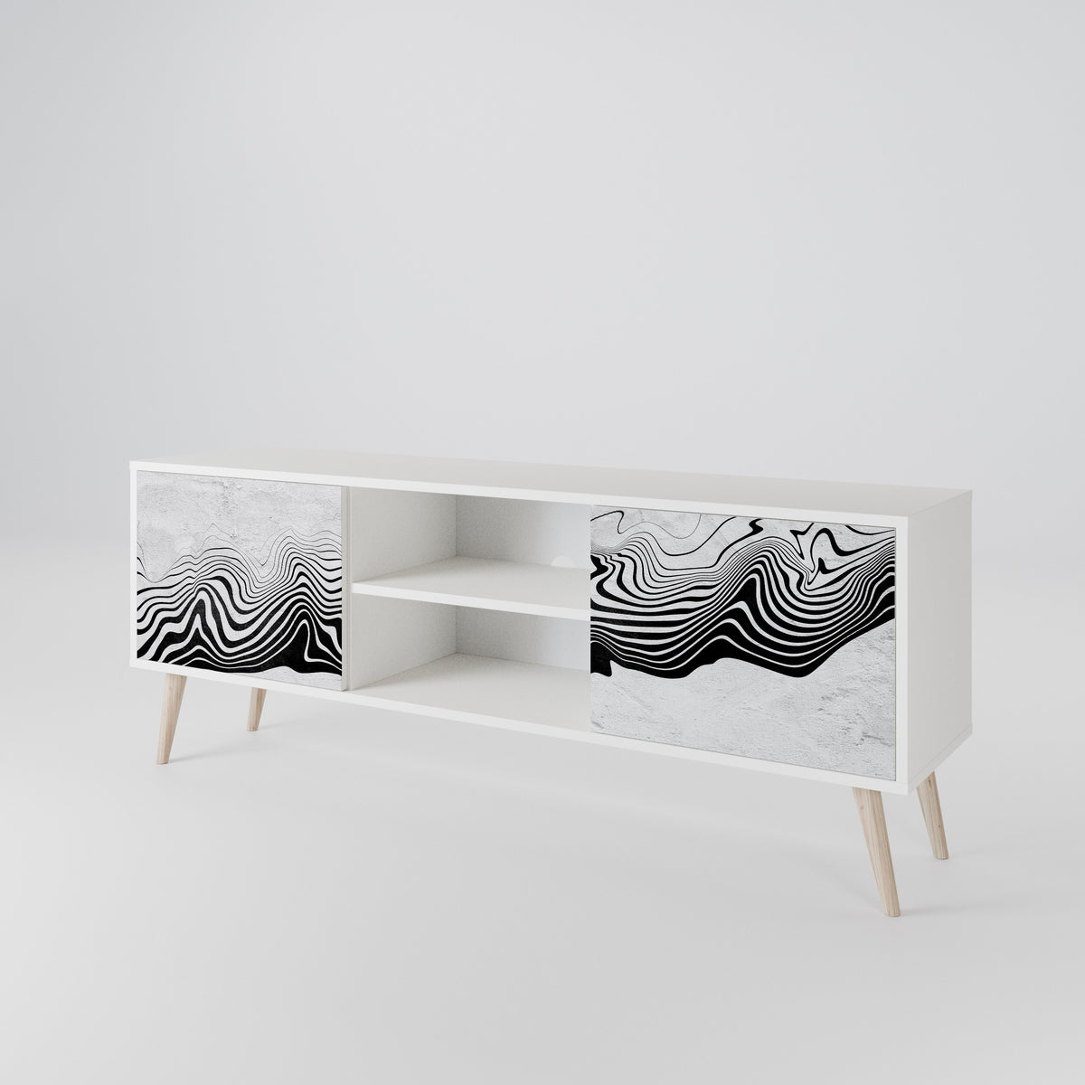 MONOCHROME MIRAGE 2-türiges TV-Lowboard