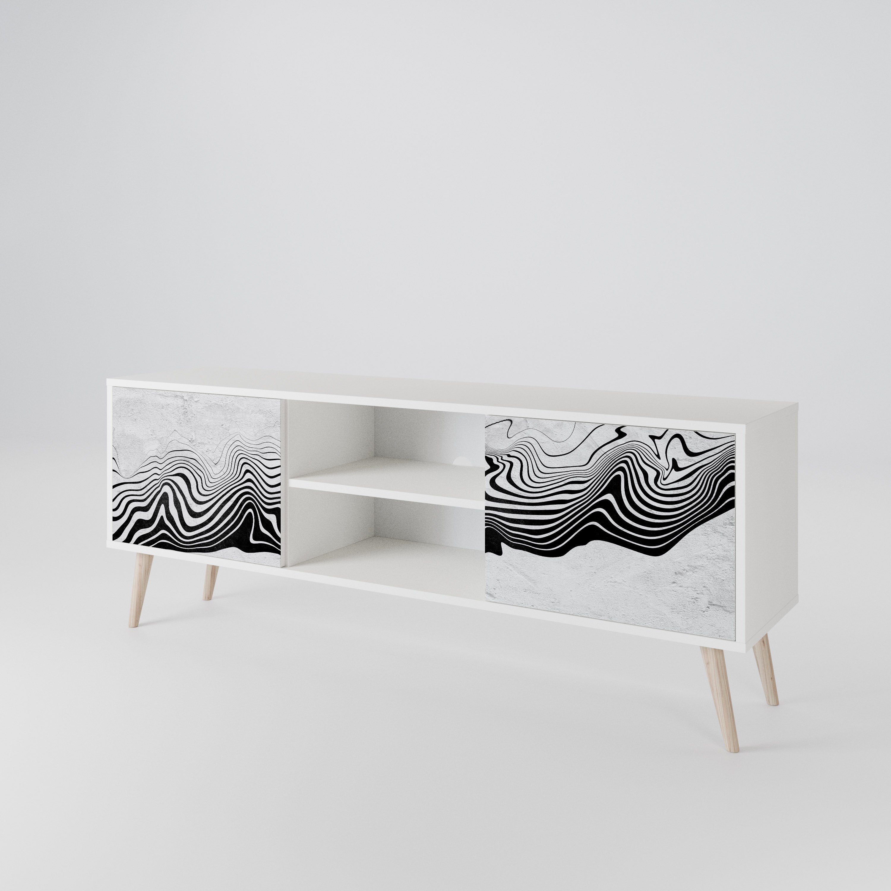 MONOCHROME MIRAGE 2-türiges TV-Lowboard