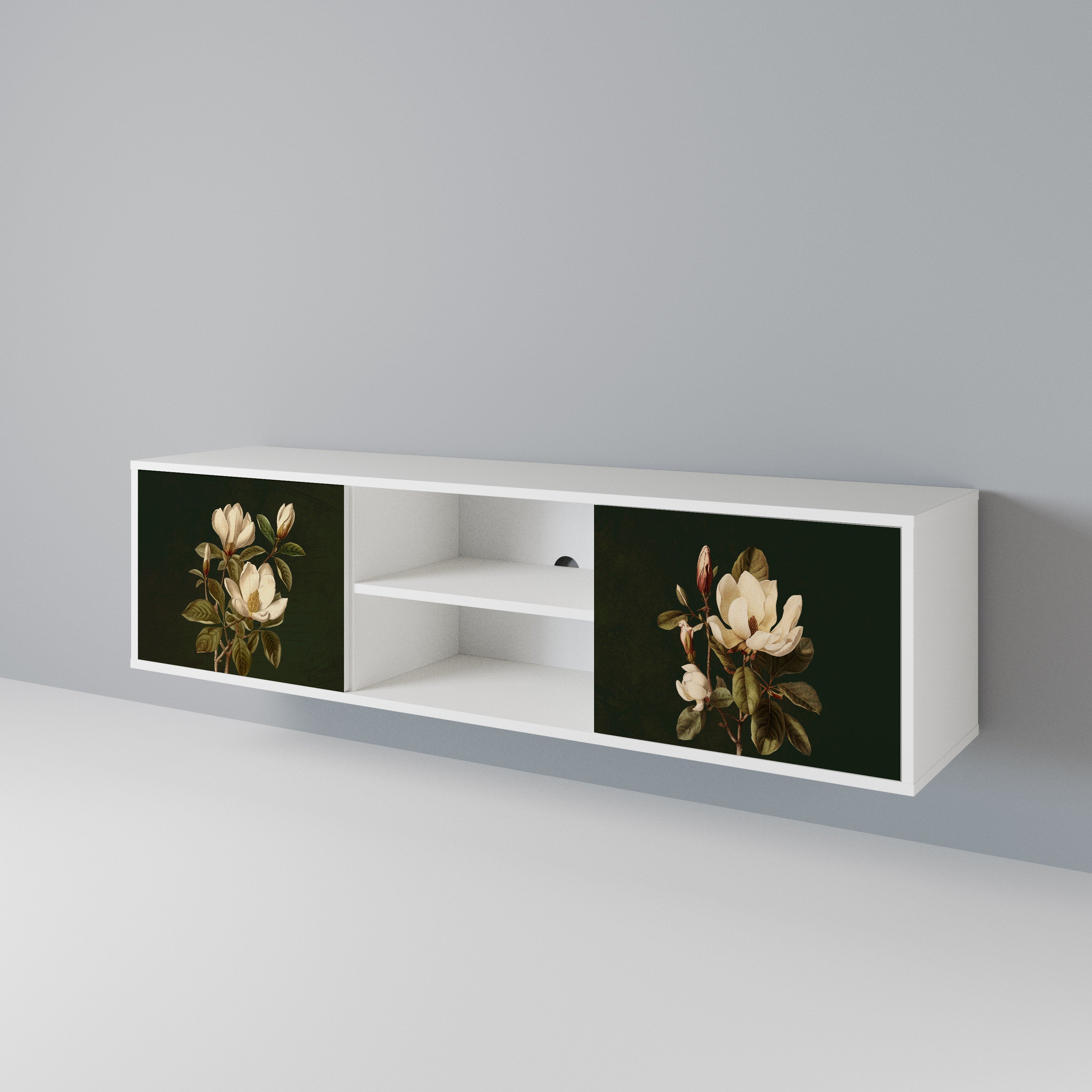 FLORAL NOIR 2-türiges TV-Lowboard