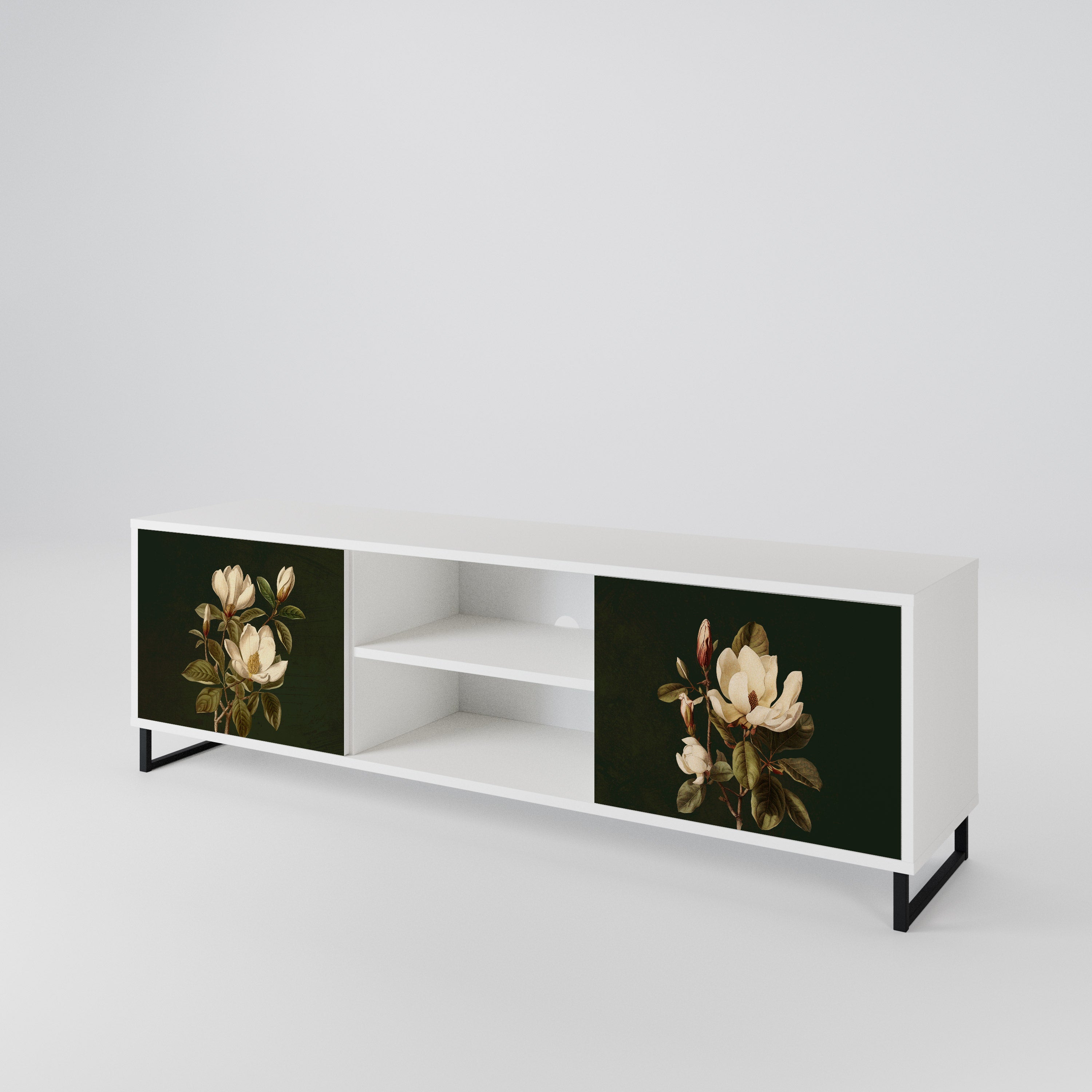 FLORAL NOIR 2-türiges TV-Lowboard