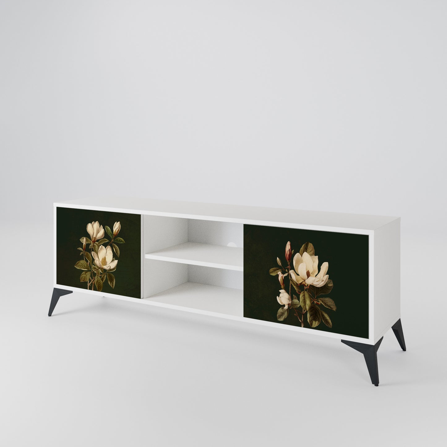 FLORAL NOIR 2-türiges TV-Lowboard