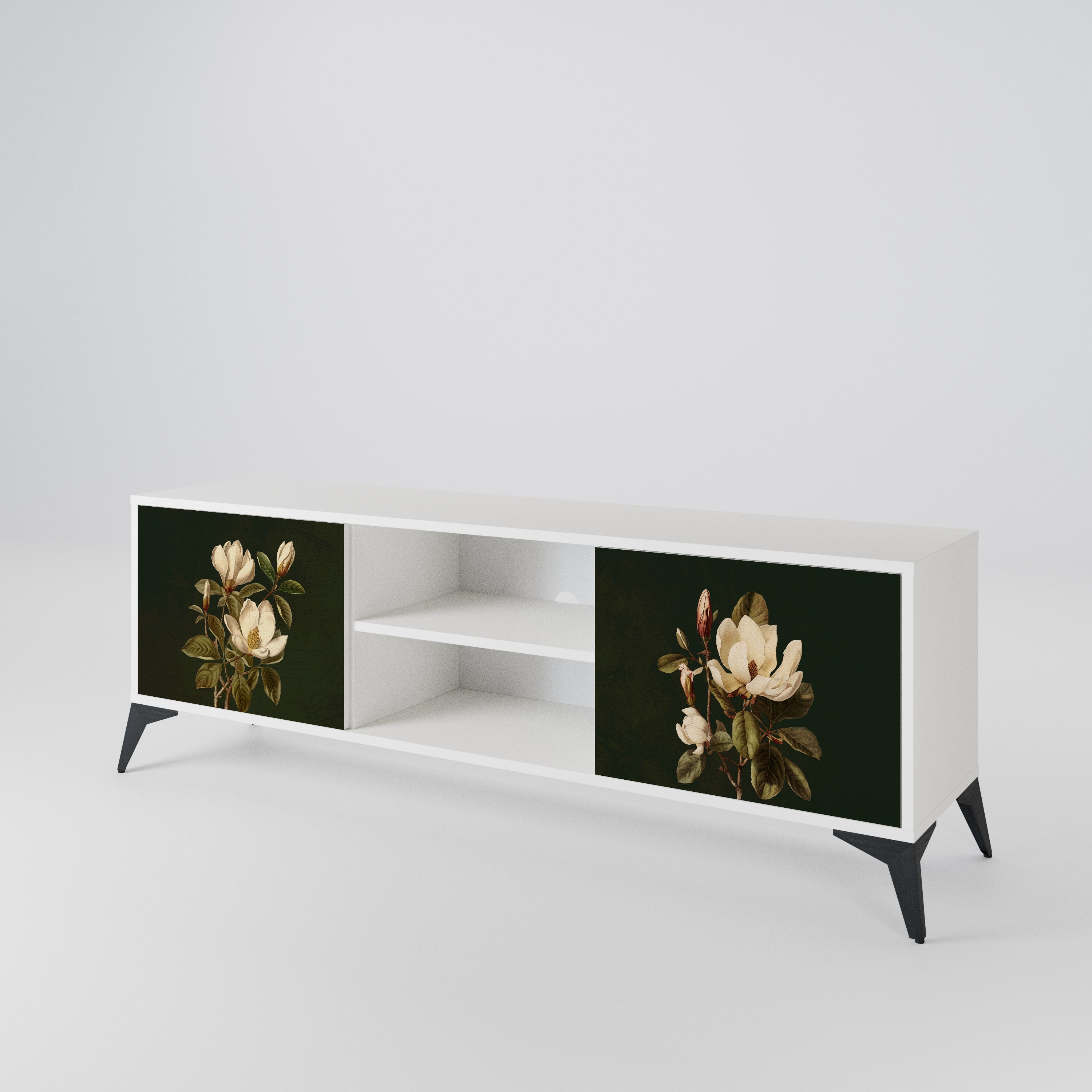 FLORAL NOIR 2-türiges TV-Lowboard