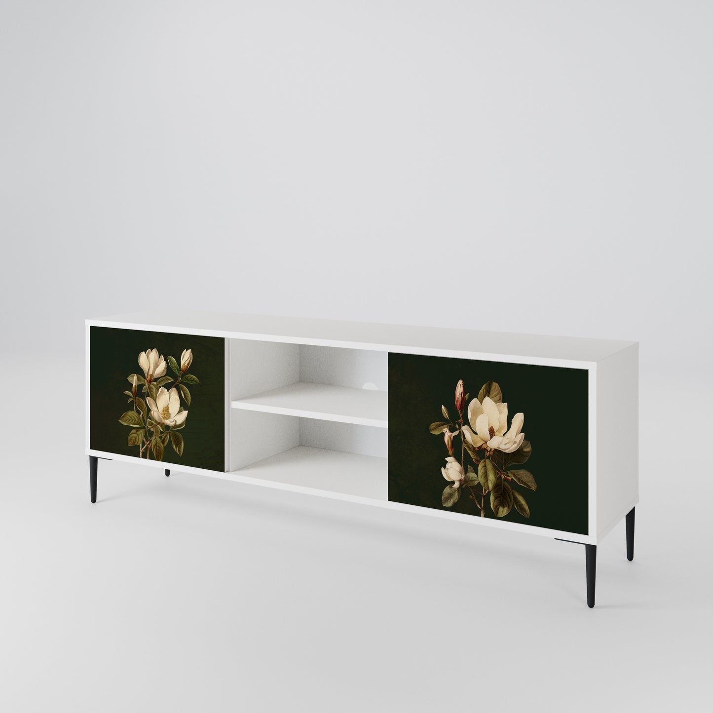 FLORAL NOIR 2-türiges TV-Lowboard