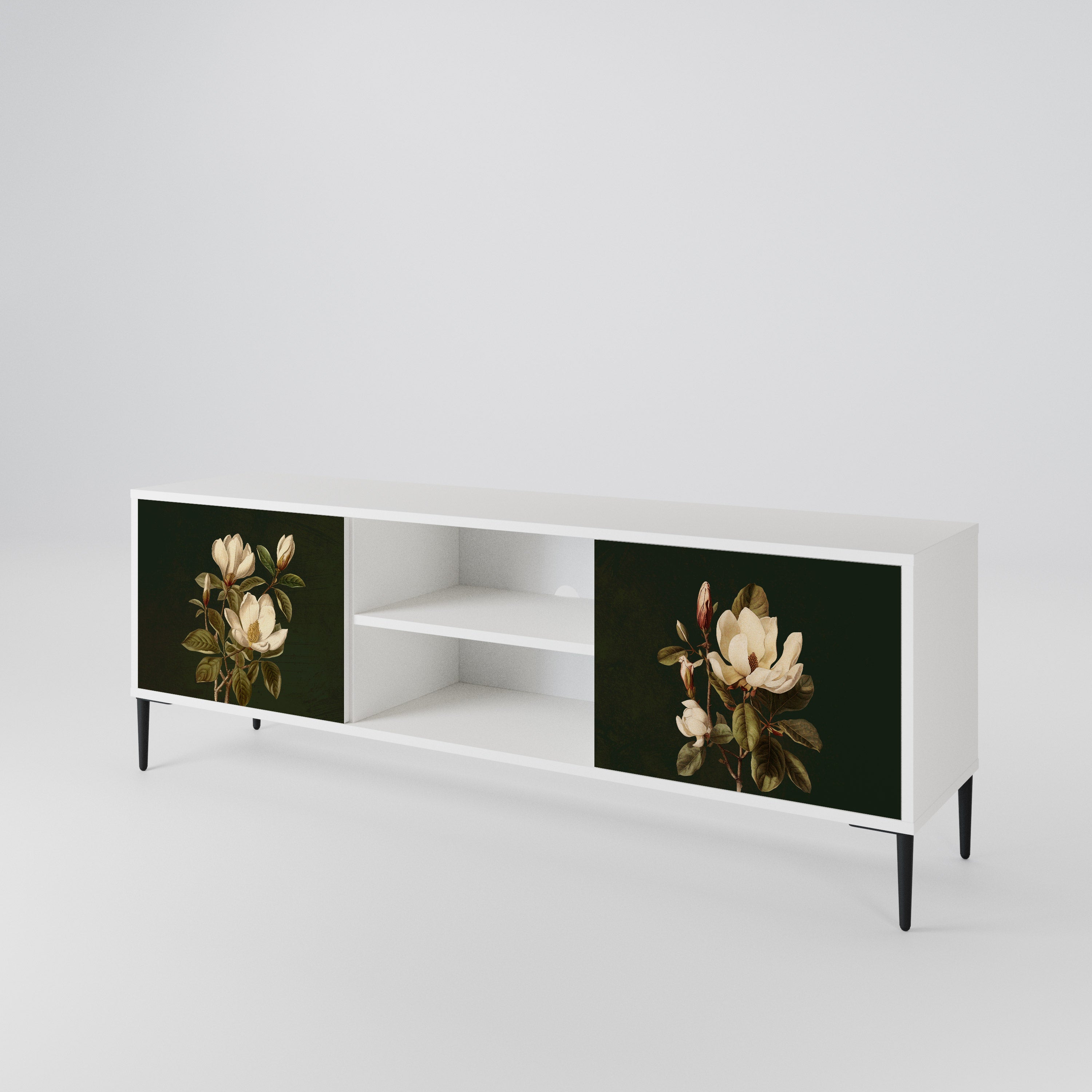 FLORAL NOIR 2-türiges TV-Lowboard