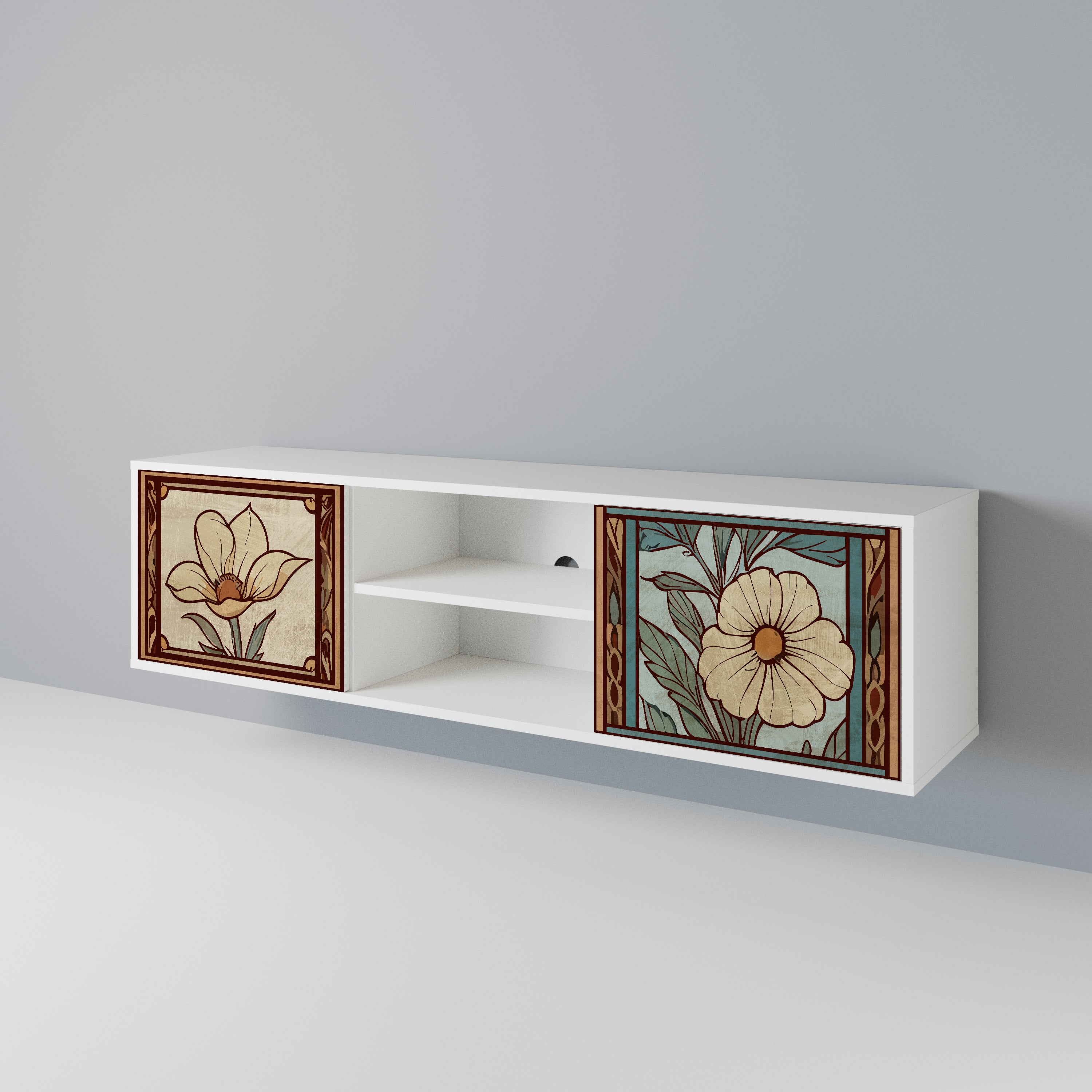 TIMELESS FLORA 2-türiges TV-Lowboard